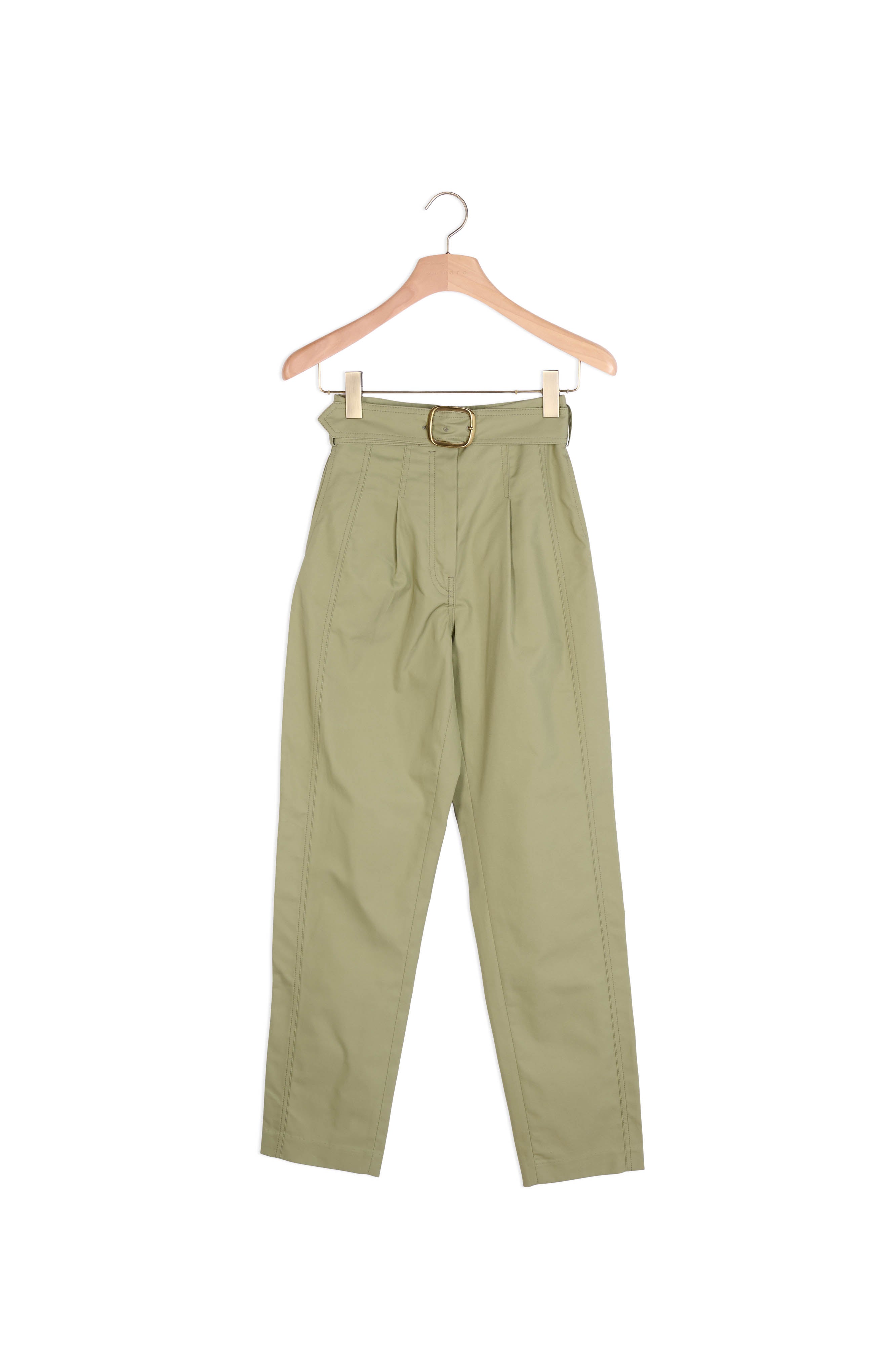 Pantalon large taille haute en gabardine Sandro seconde main