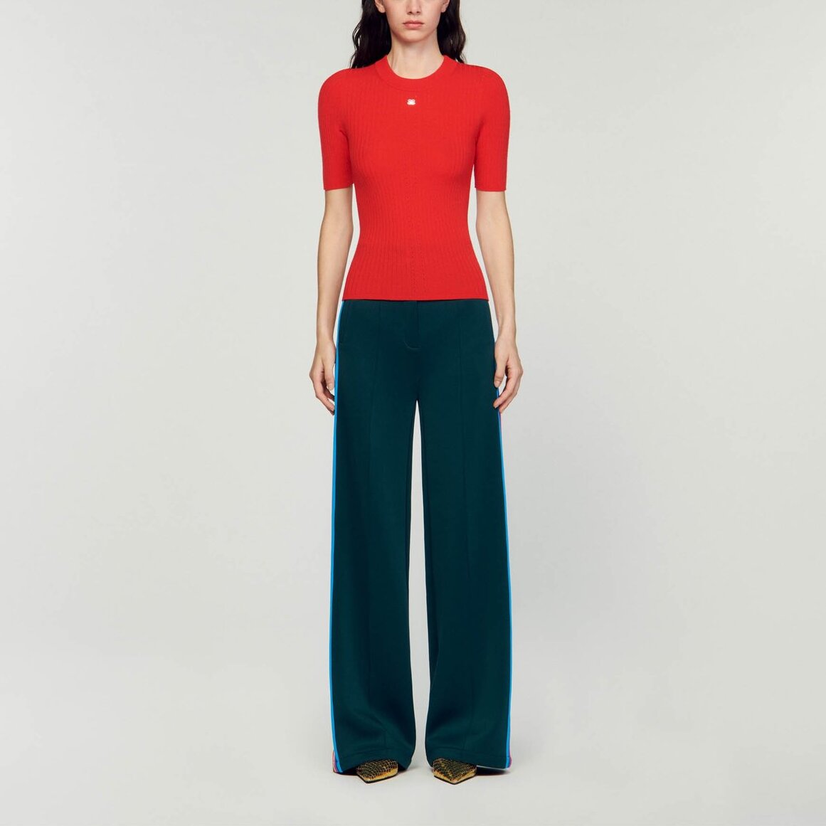 Pull Rouge Sandro seconde main