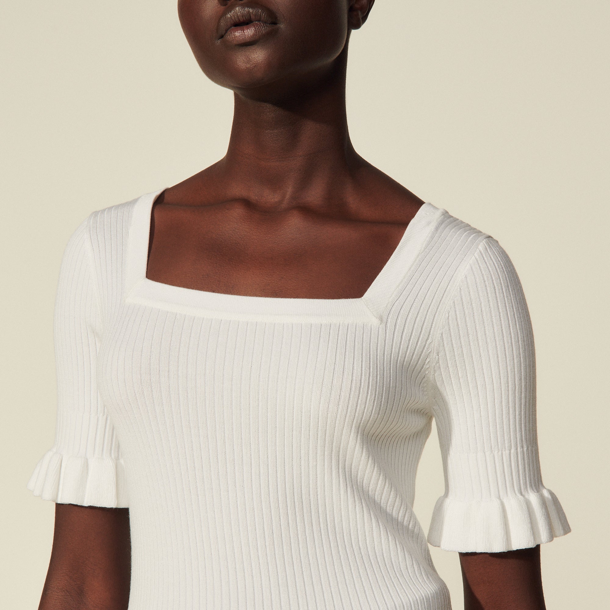 Pull à côtes à manches courtes Sandro seconde main