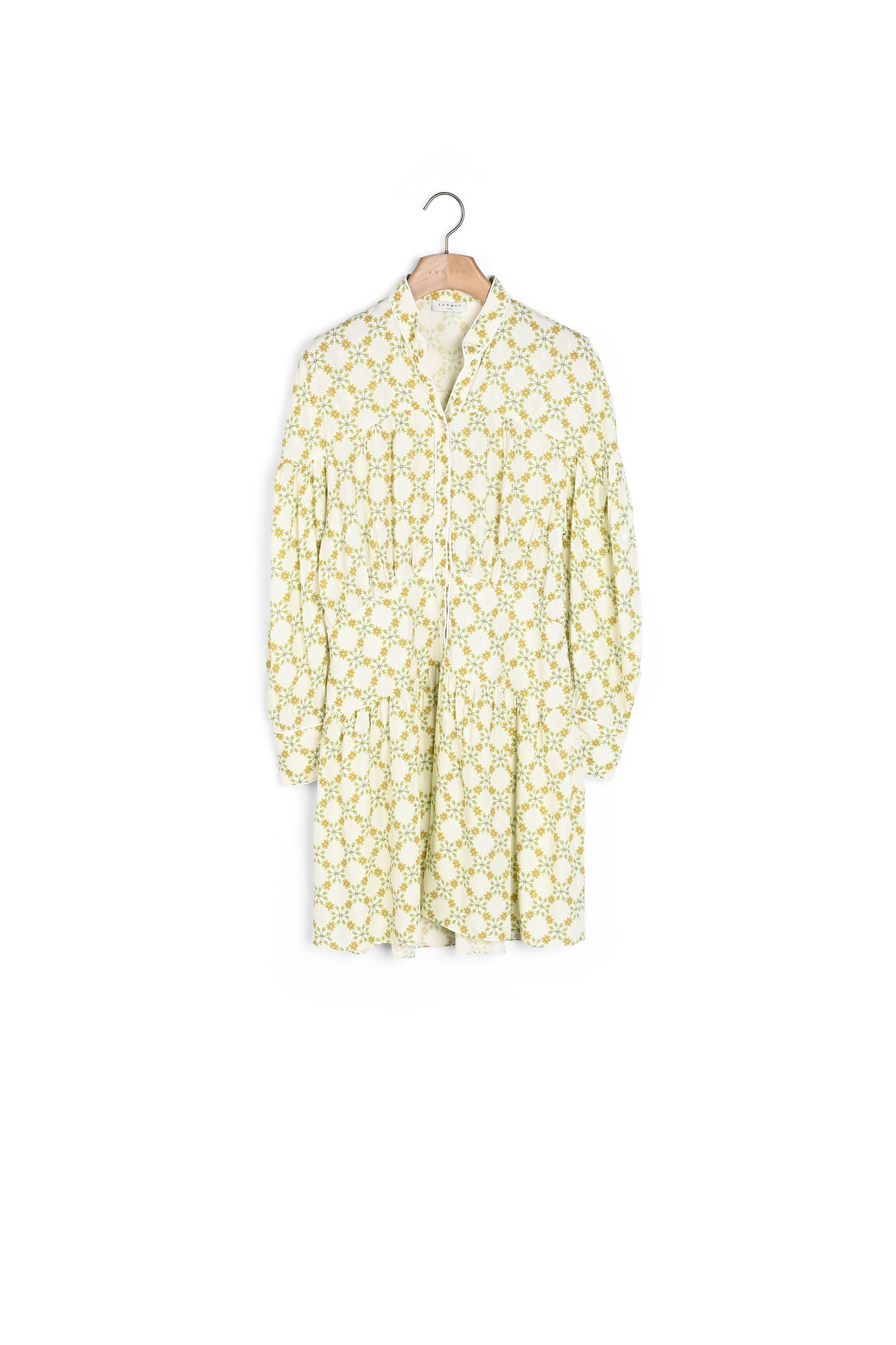 Robe courte en jacquard imprimé Sandro seconde main