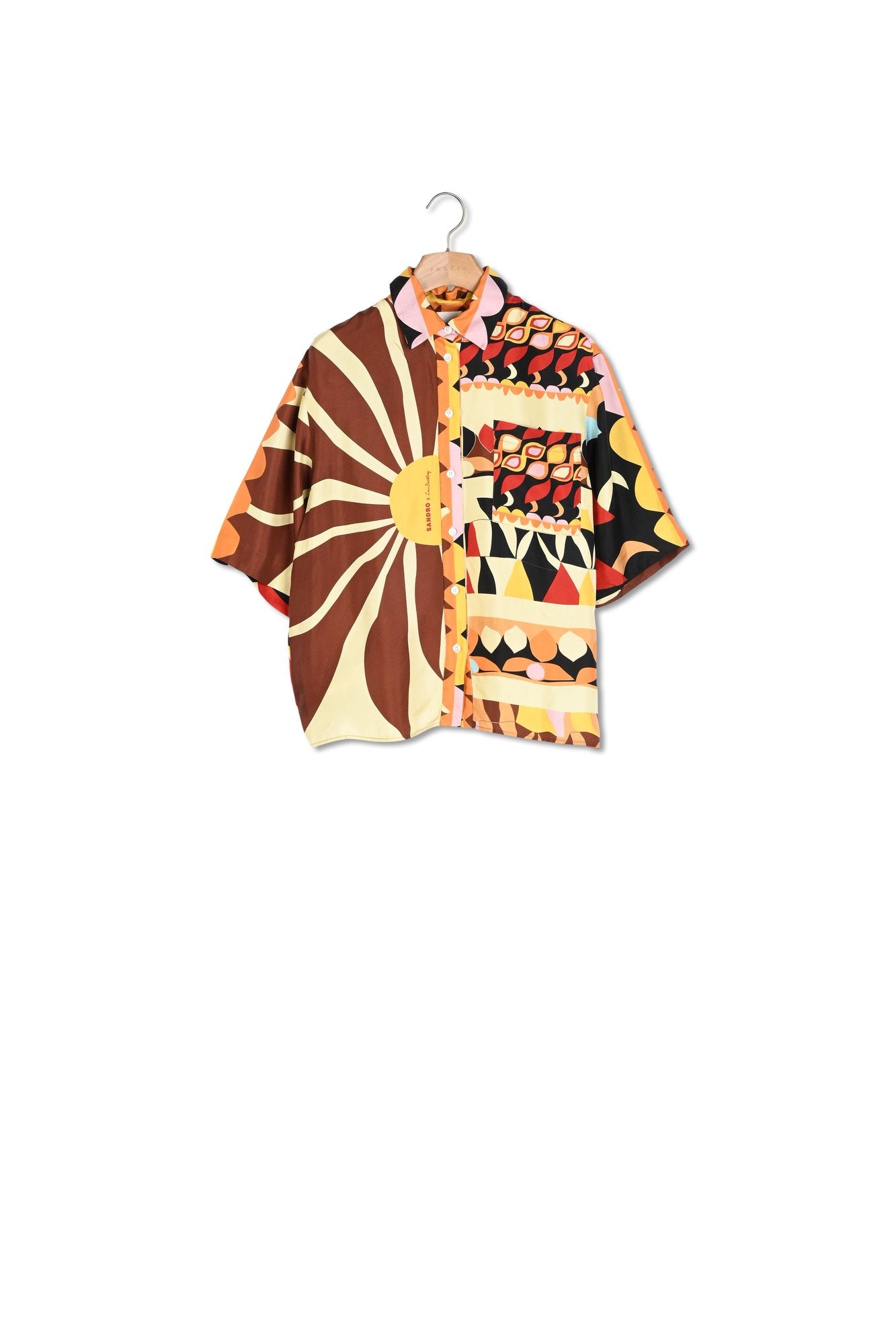 Chemise fluide imprimée Sandro seconde main