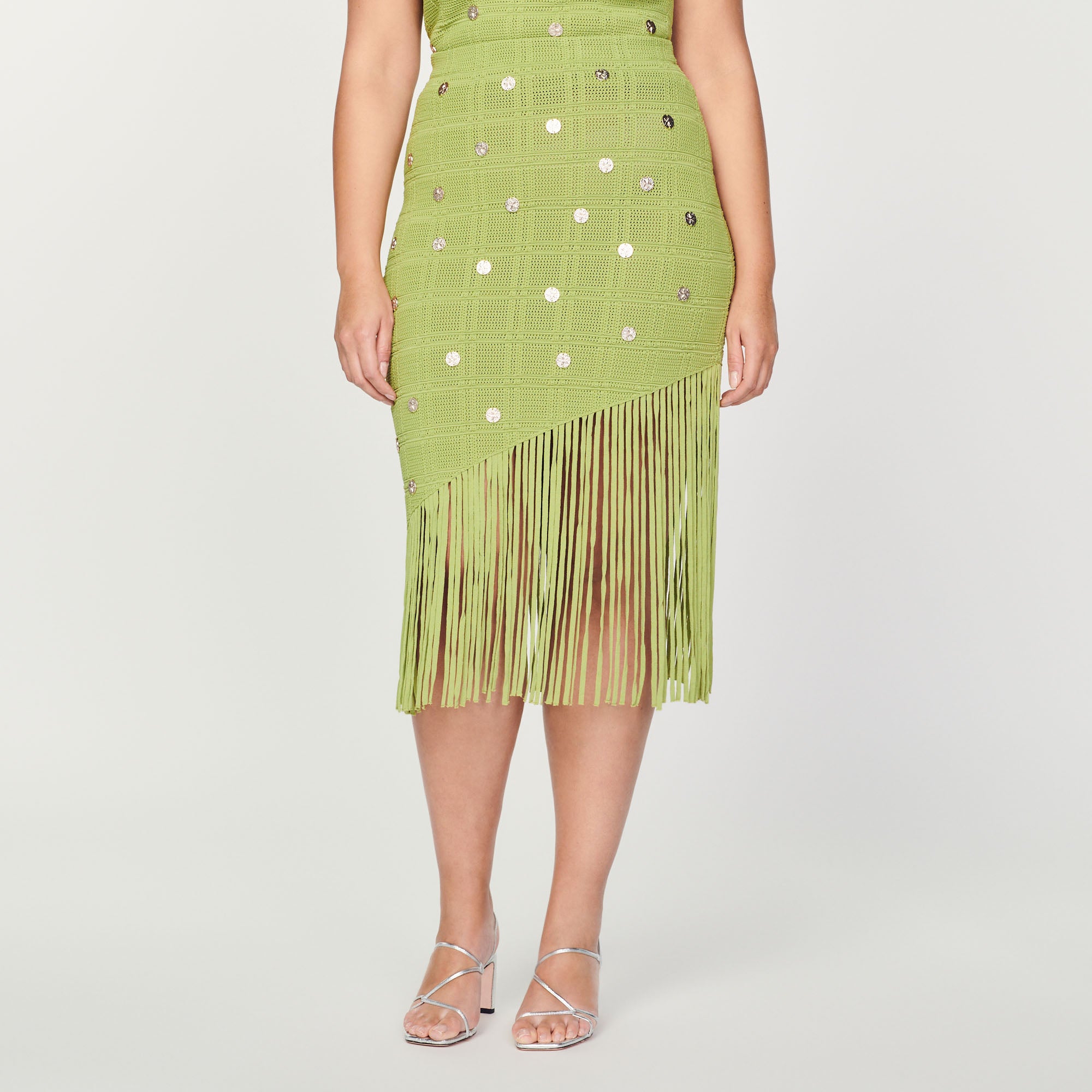 Jupe en Maille frangée Sandro seconde main