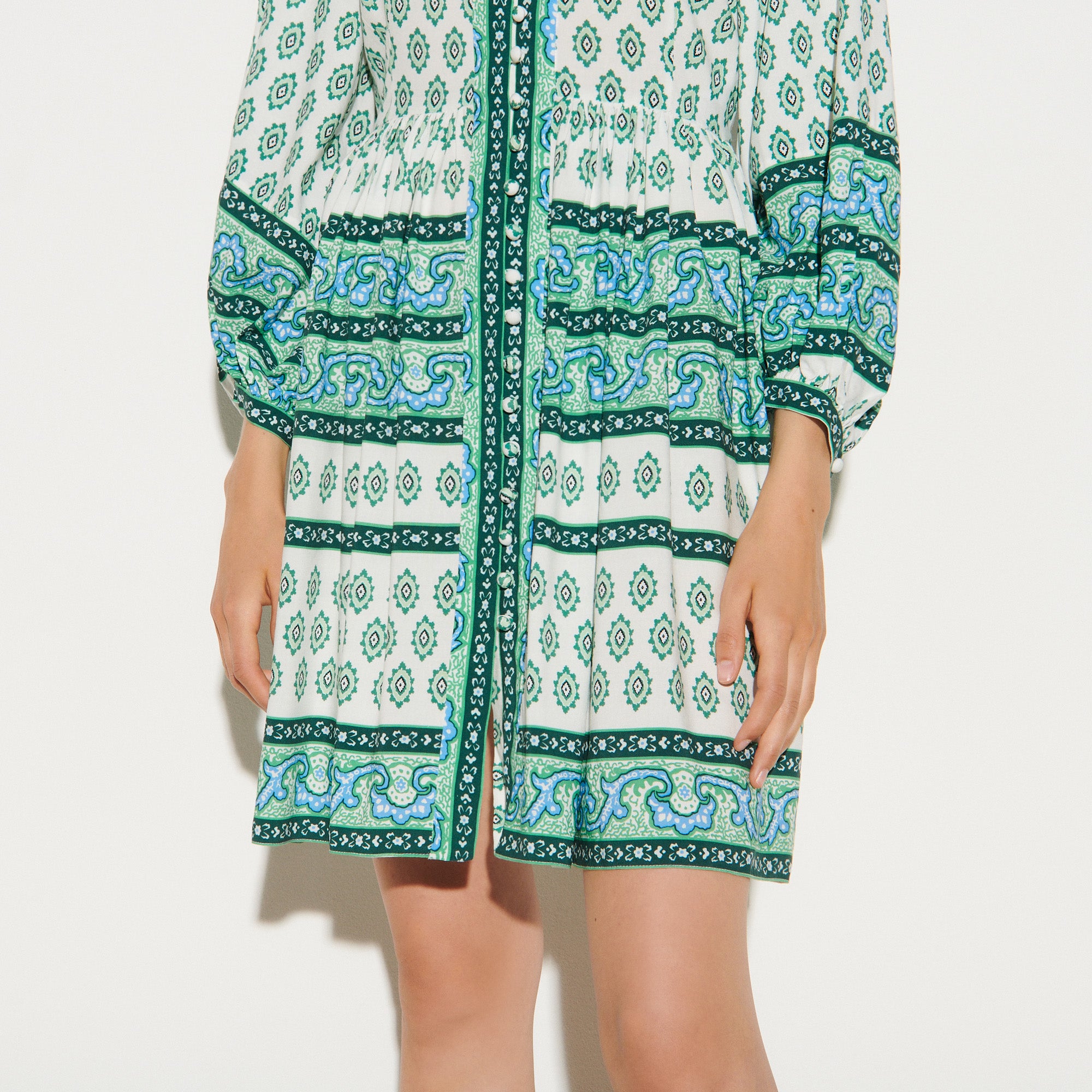 Robe Chemise imprimée courte Sandro seconde main