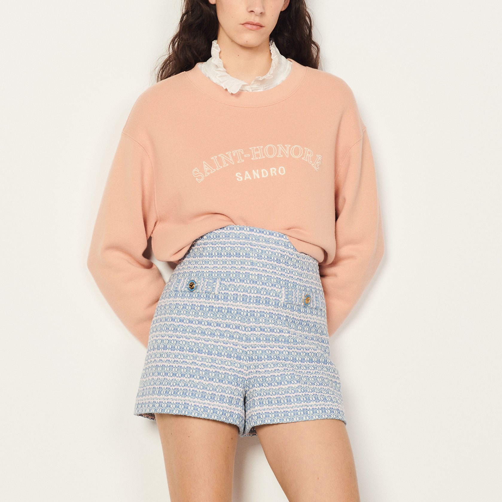 Short en tweed Sandro seconde main