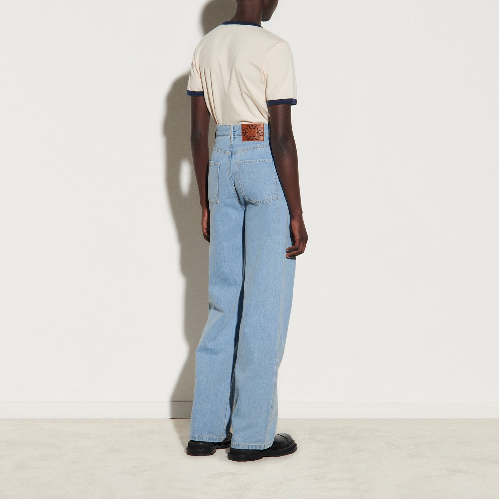 Jean large droit 5 poches délavé Sandro seconde main