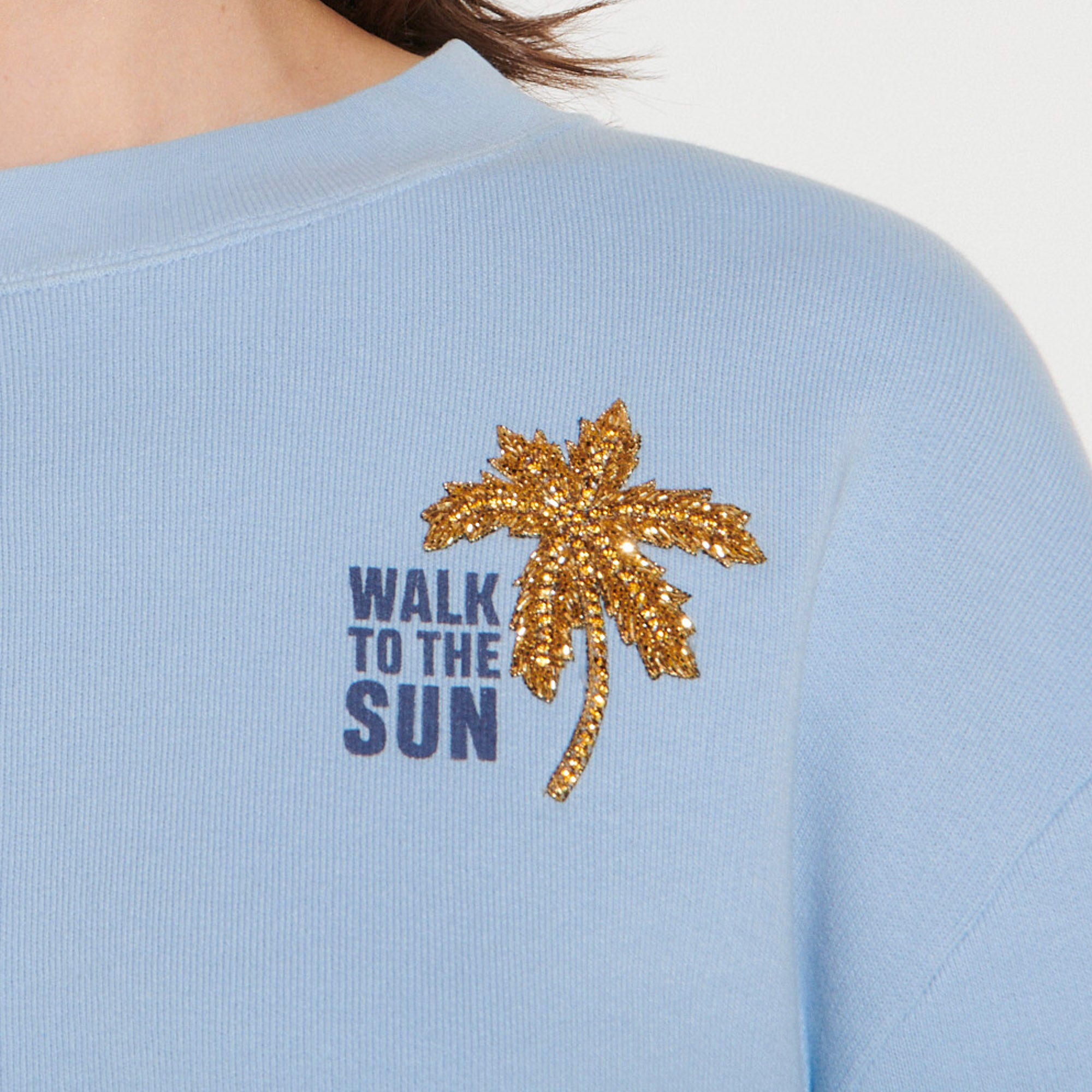 Sweat shirt avec broderie Sandro seconde main