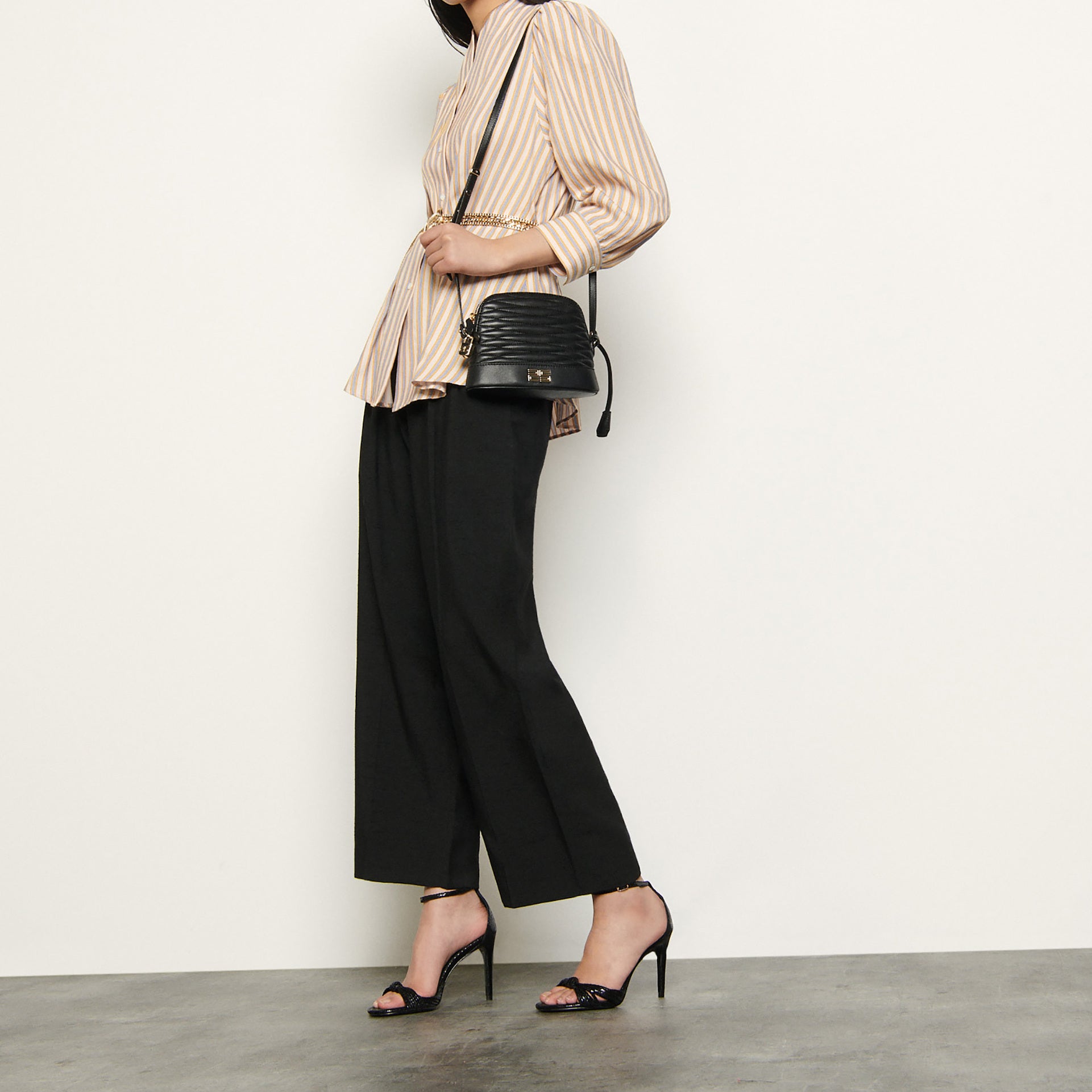 Chemise à rayures fantaisies Sandro seconde main