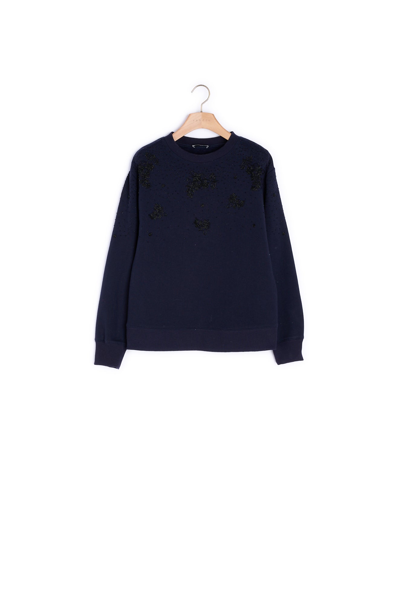 Sweat brodé de perles Sandro seconde main