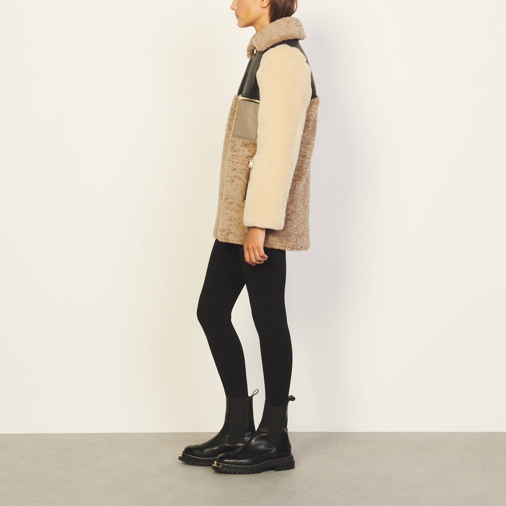 Outerwear Beige Sandro seconde main