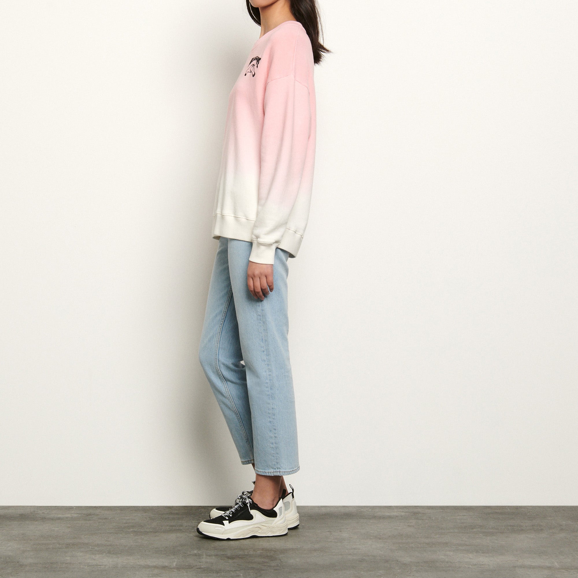 Sweatshirt dégradé avec broderie Sandro seconde main