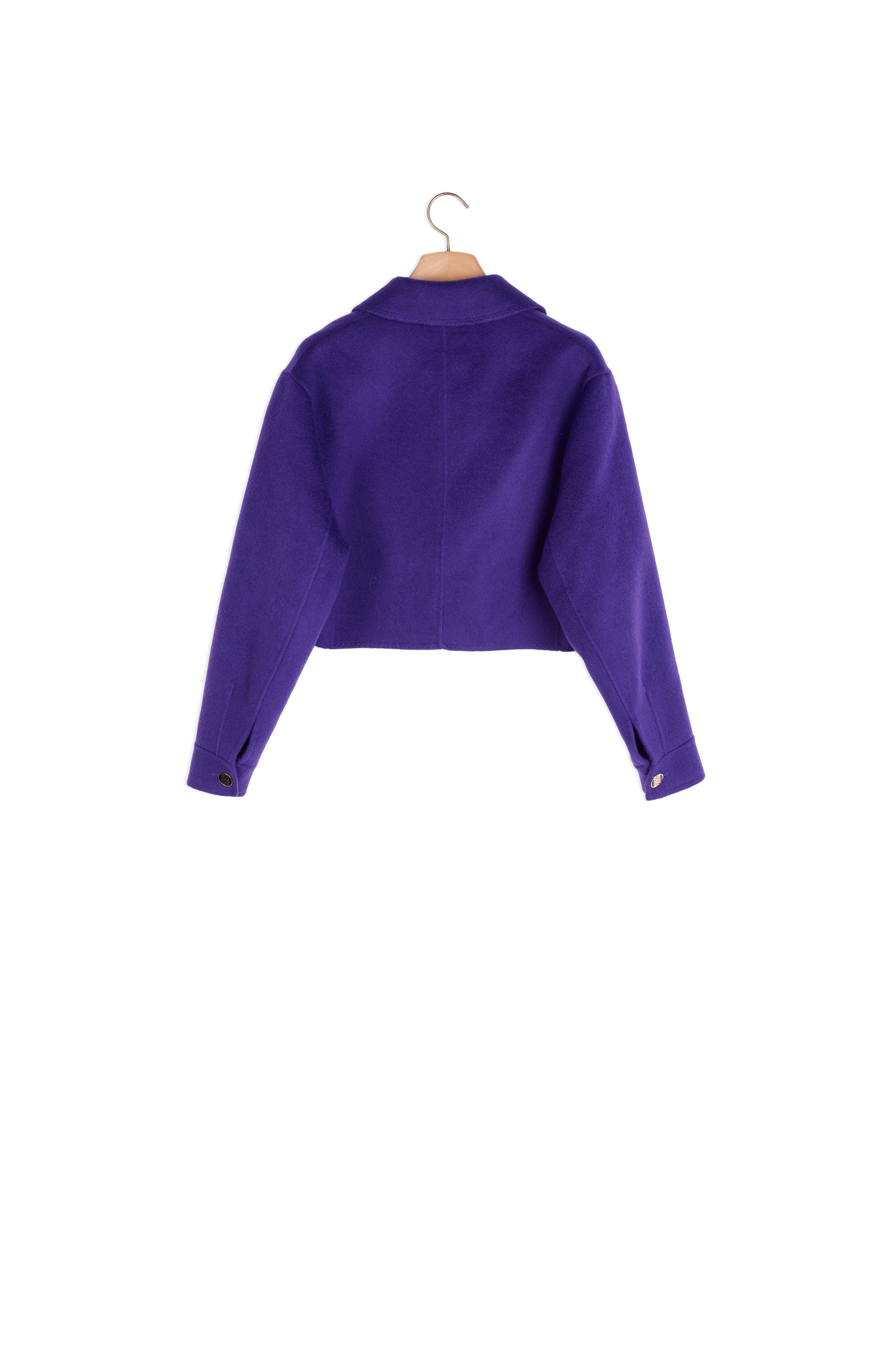 Manteau court en laine Sandro seconde main