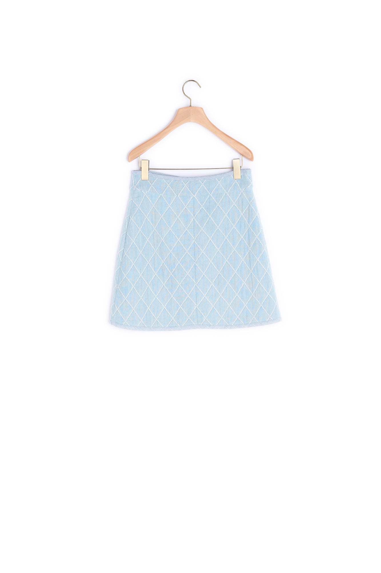 Jupe courte à surpiqures Sandro seconde main