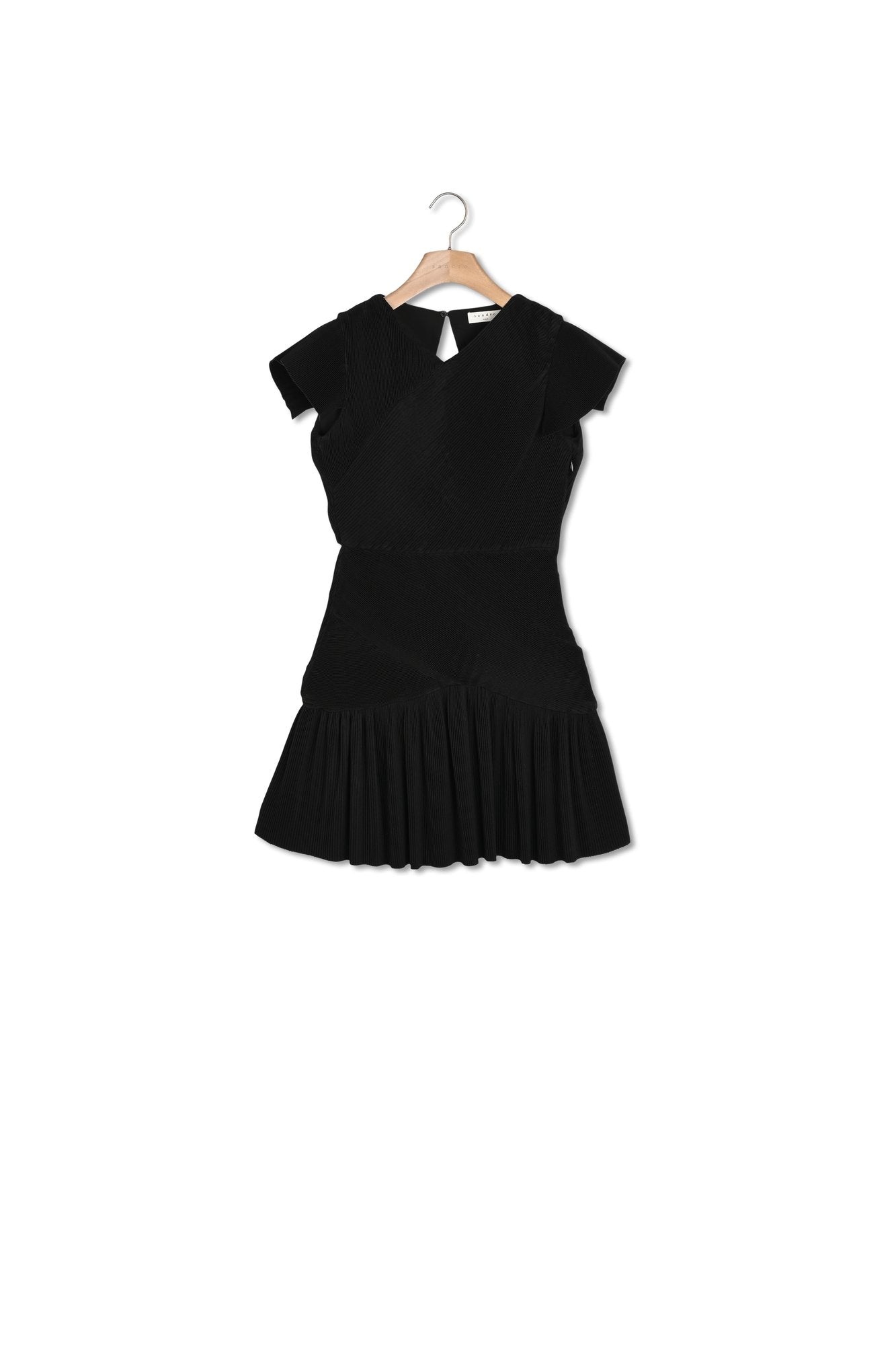 Robe courte plissée Sandro seconde main