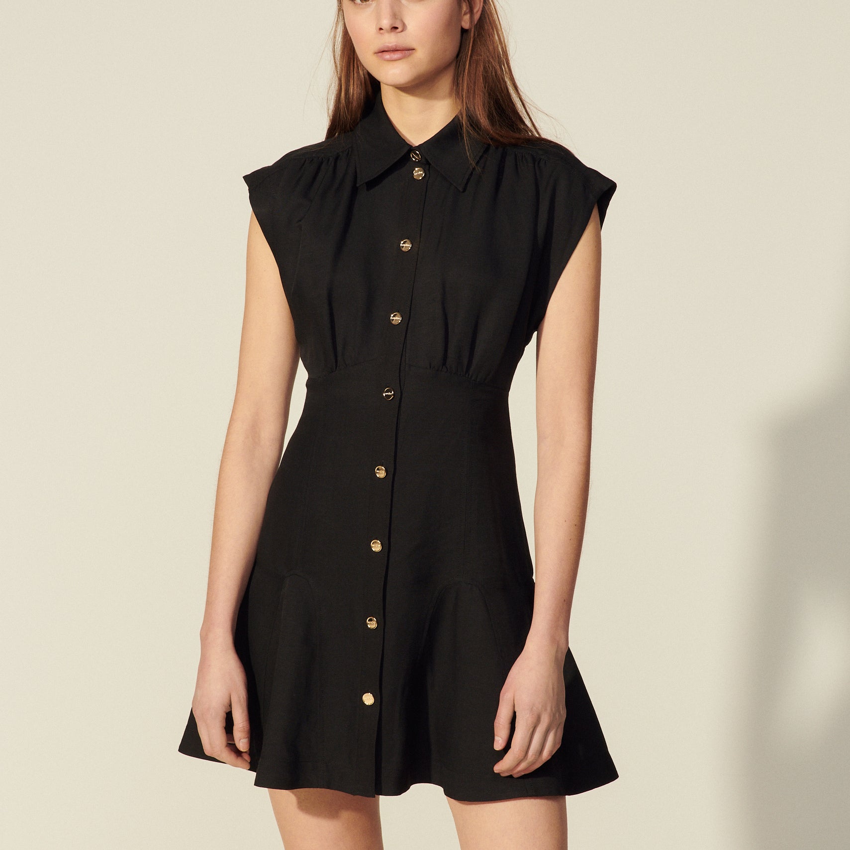 Robe courte sans manches Sandro seconde main