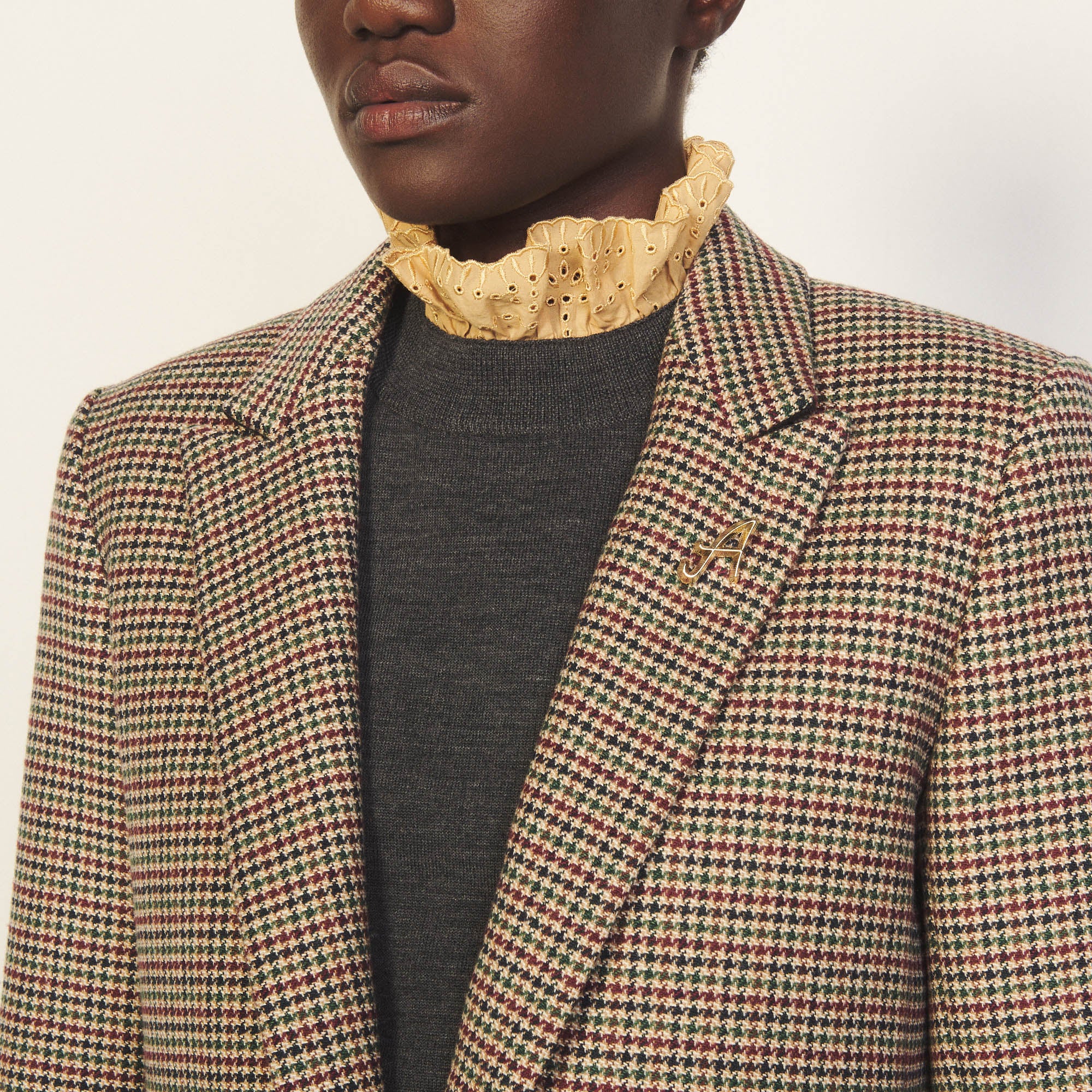 Veste rouge/vert Sandro seconde main