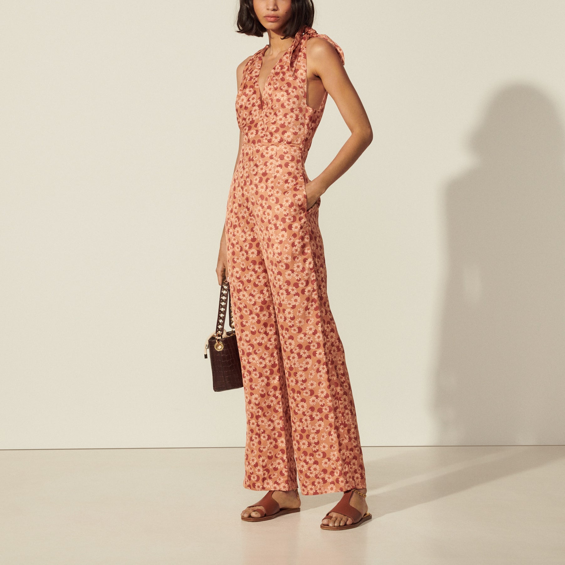 Combinaison Pantalon imprimée Sandro seconde main