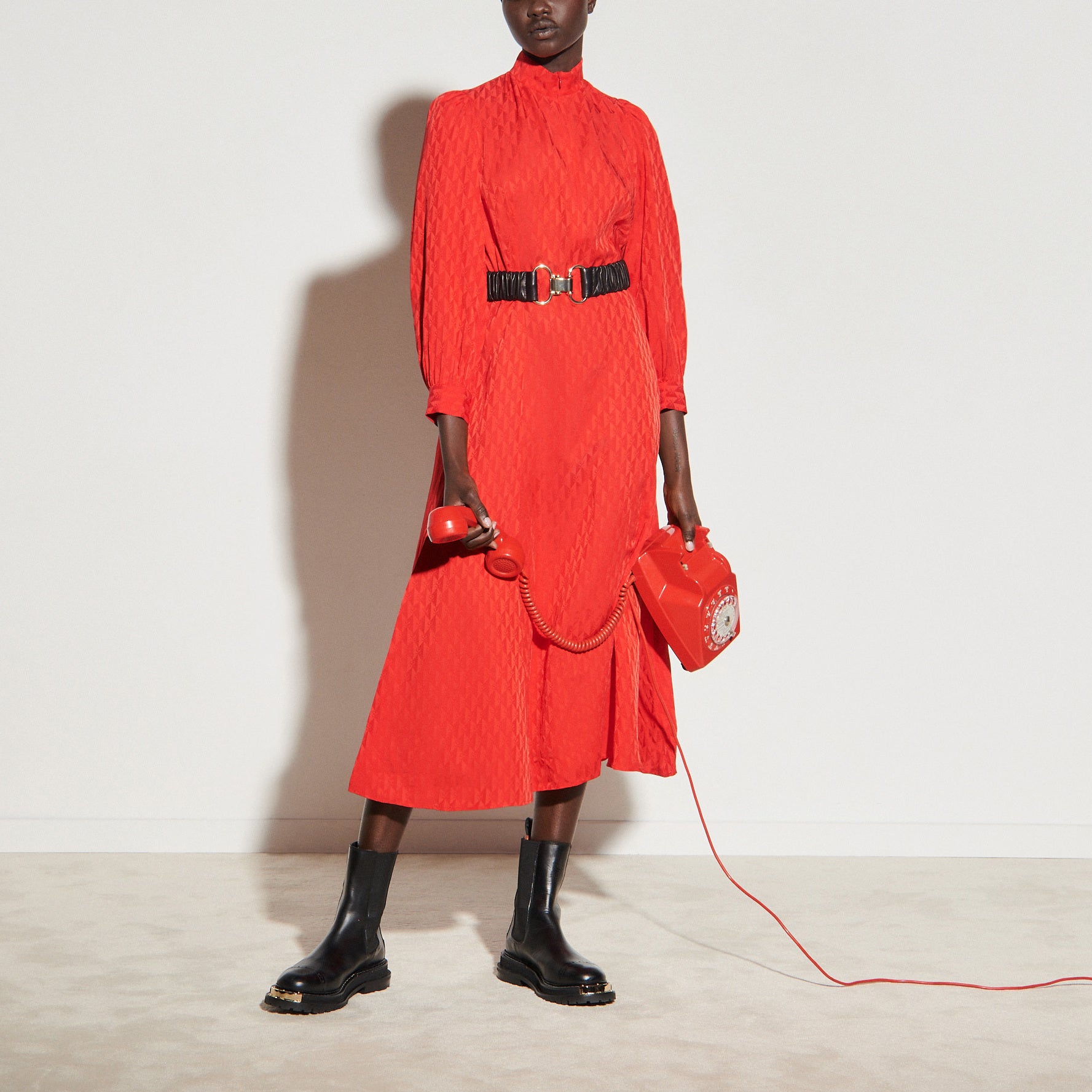 Robe midi en jacquard Sandro seconde main