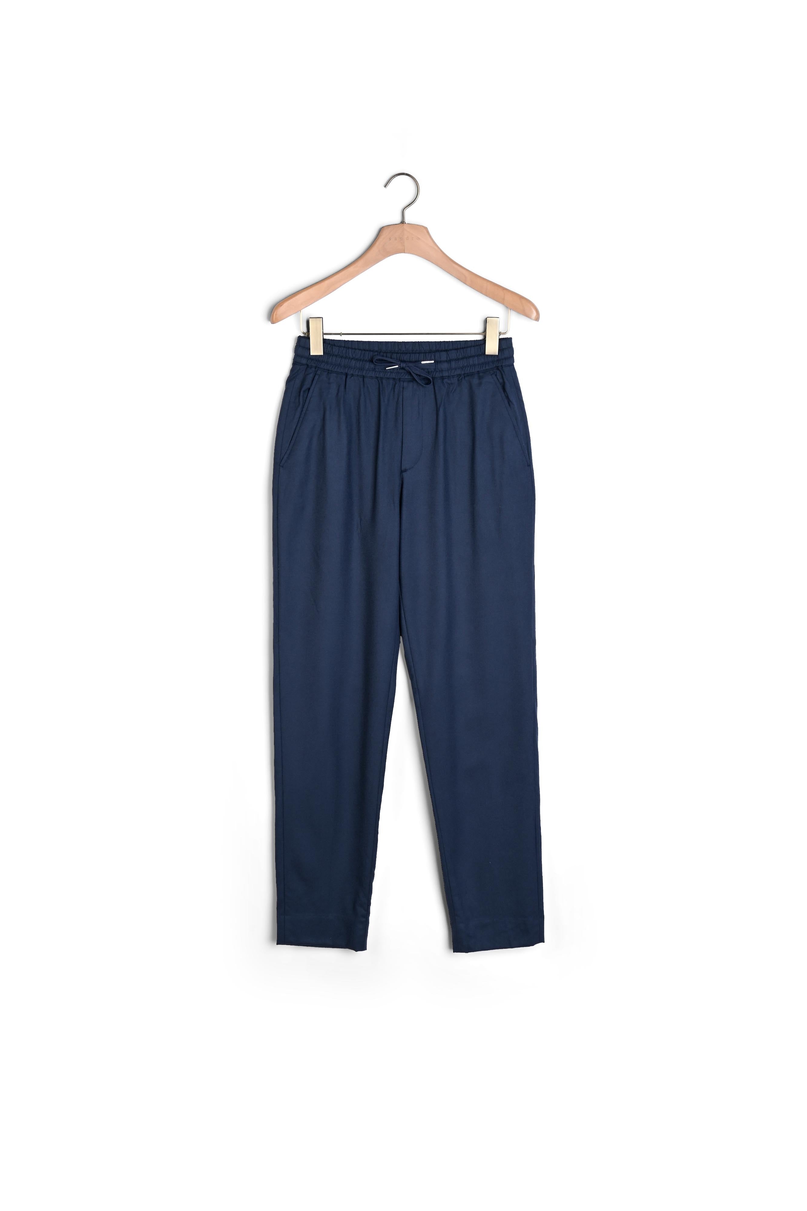 Pantalon en flanelle Sandro seconde main