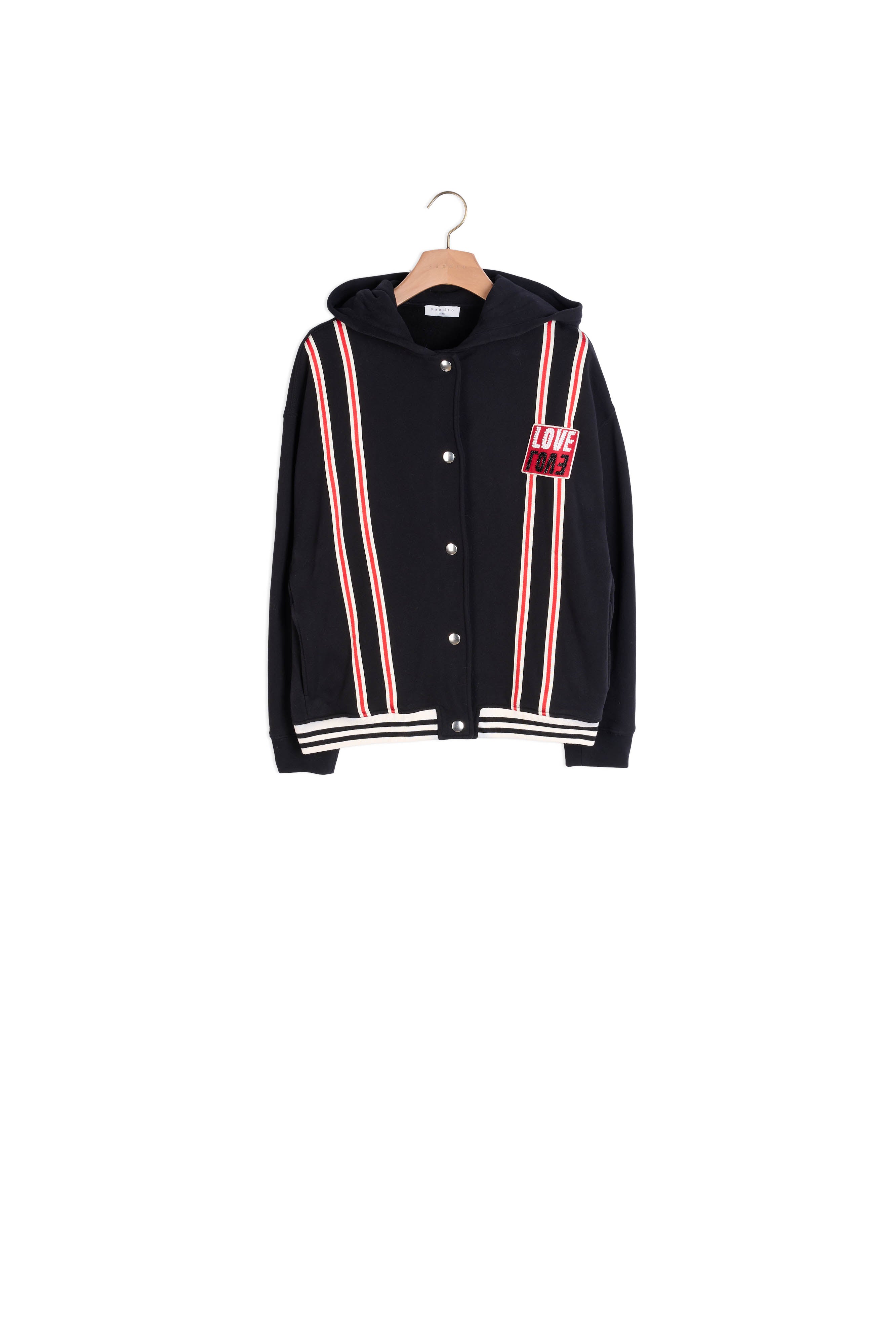 Veste à capuche esprit baseball Sandro seconde main