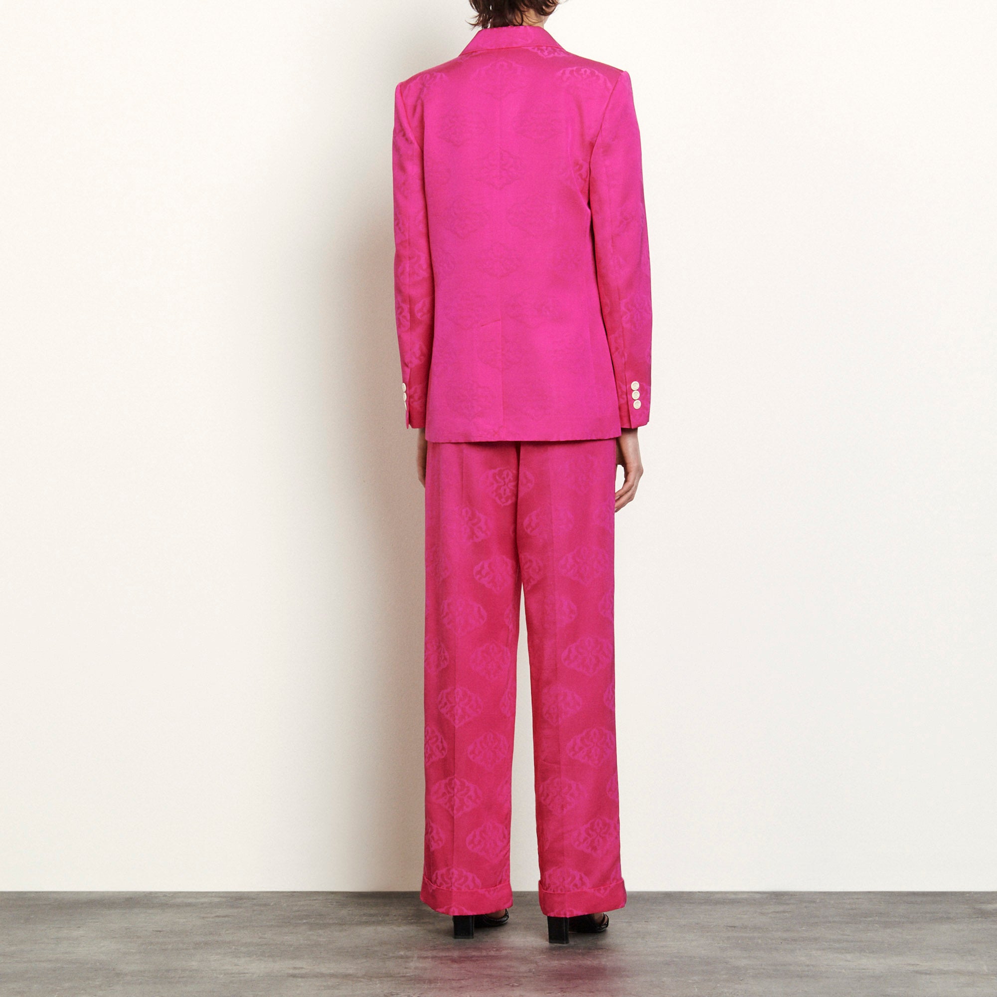 Veste tailleur en jacquard Sandro seconde main