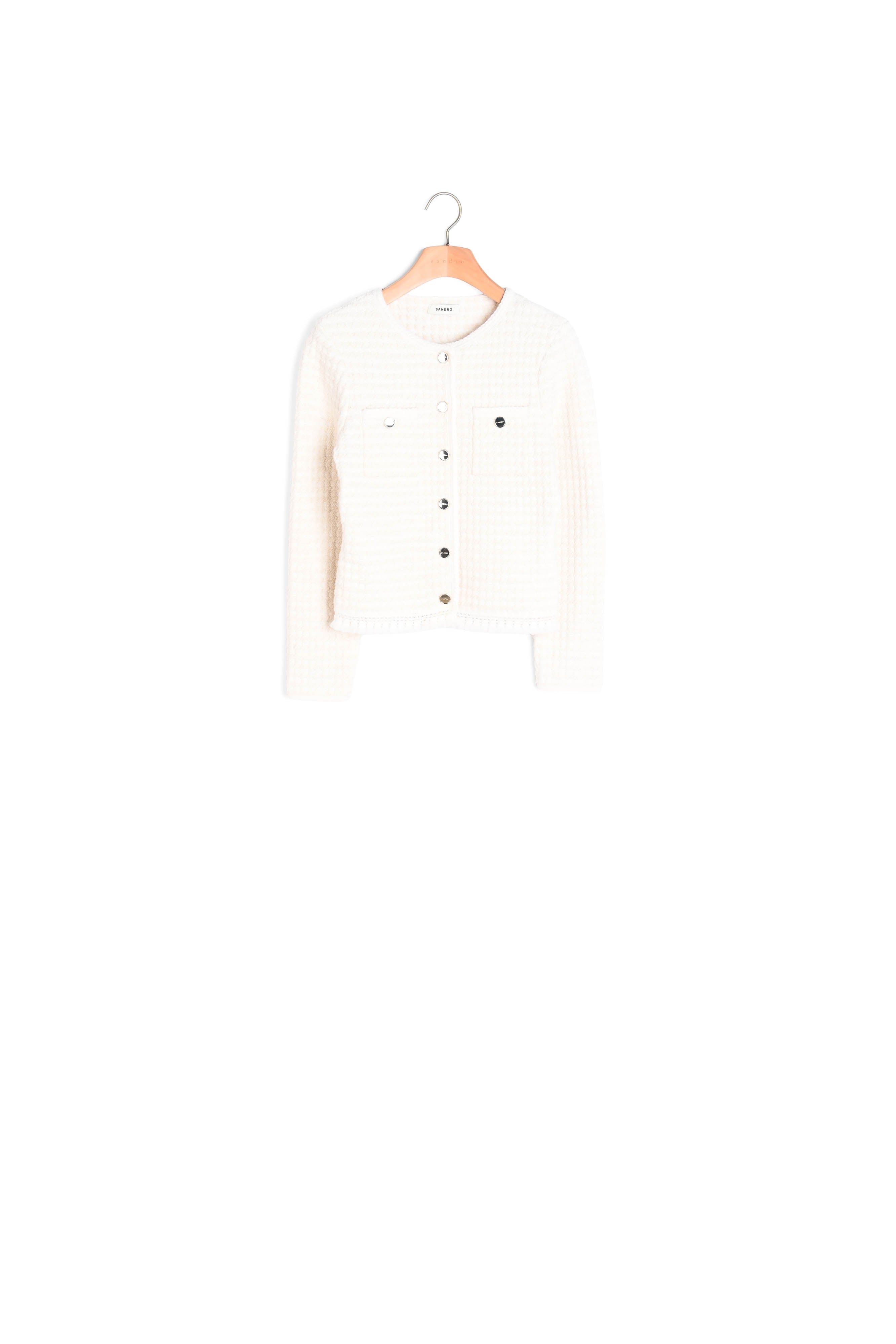 Cardicoat en tweed Sandro seconde main