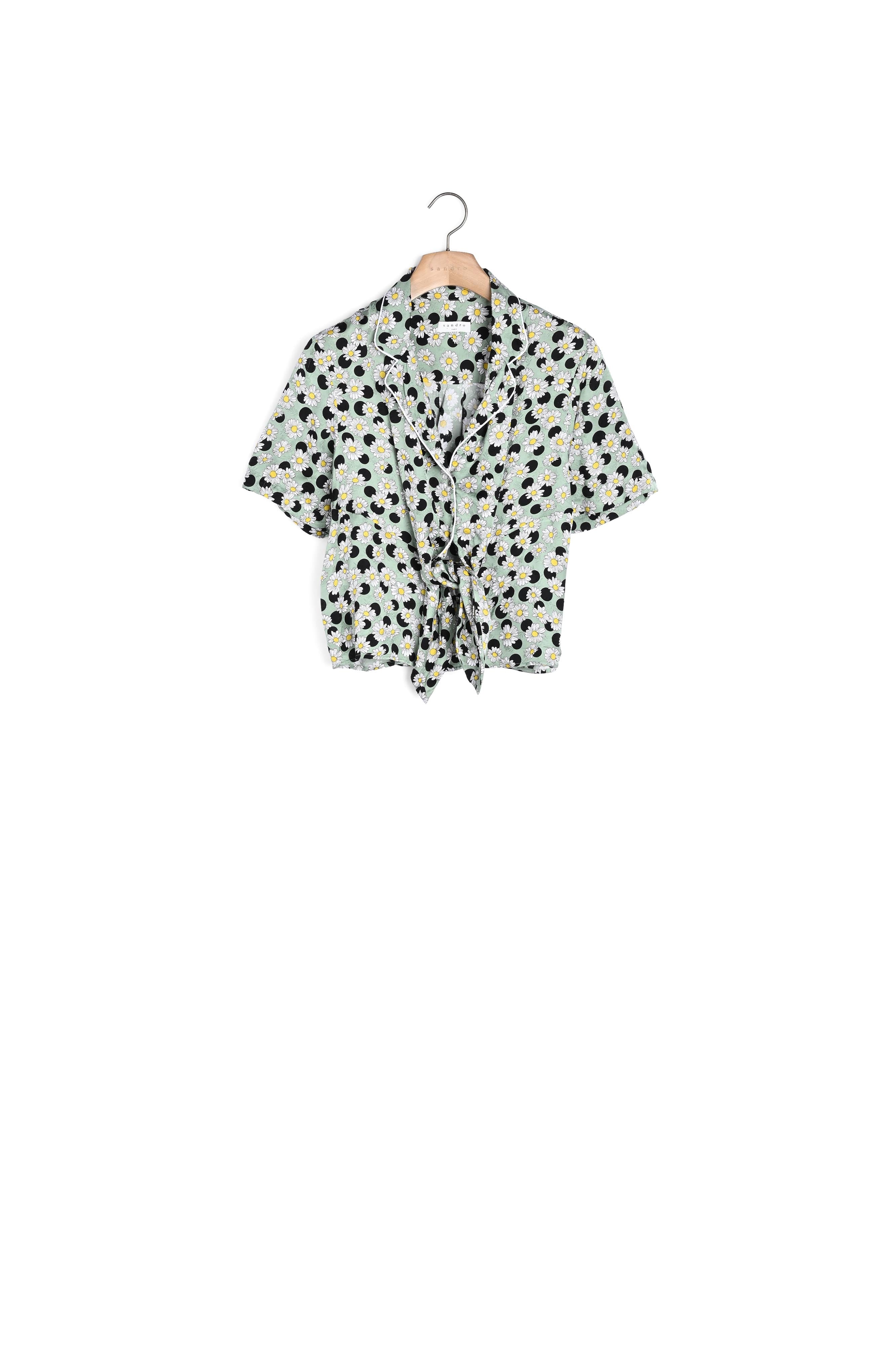 Chemise pyjama imprimée Sandro seconde main