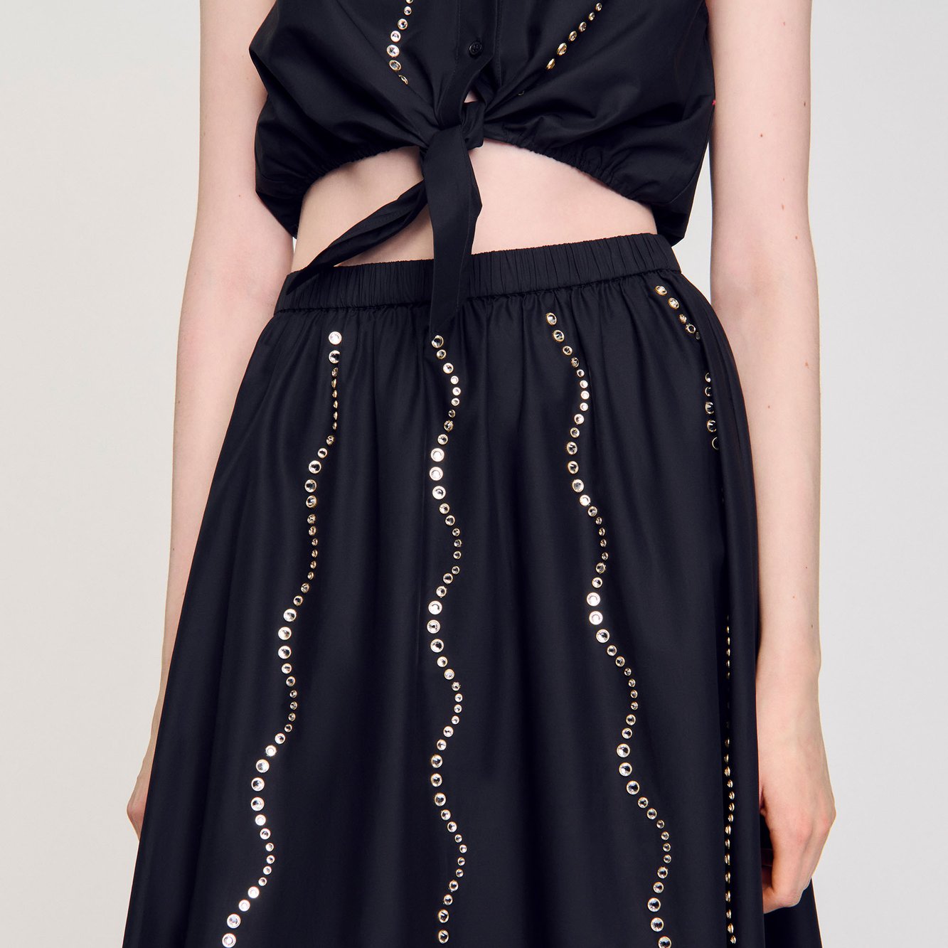 Jupe longue strassée Sandro seconde main