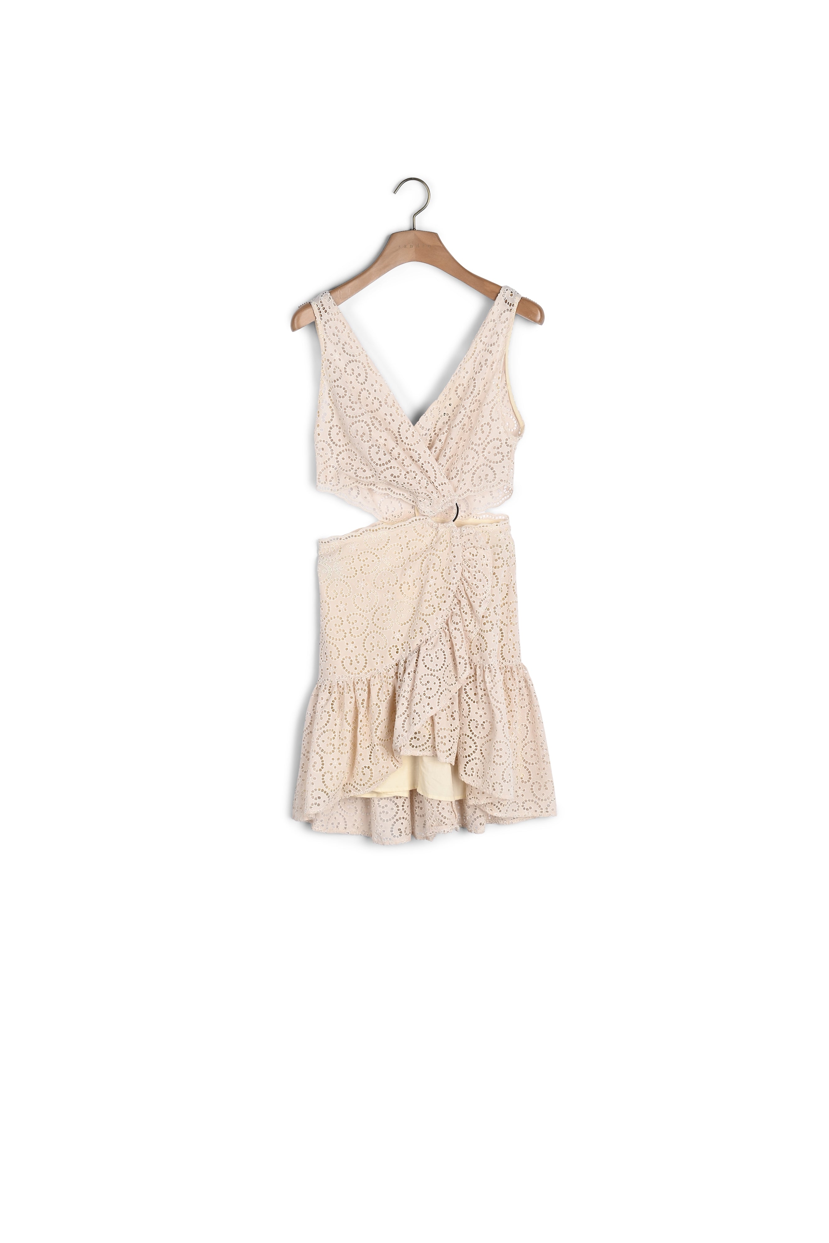 Robe à découpes en guipure Sandro seconde main