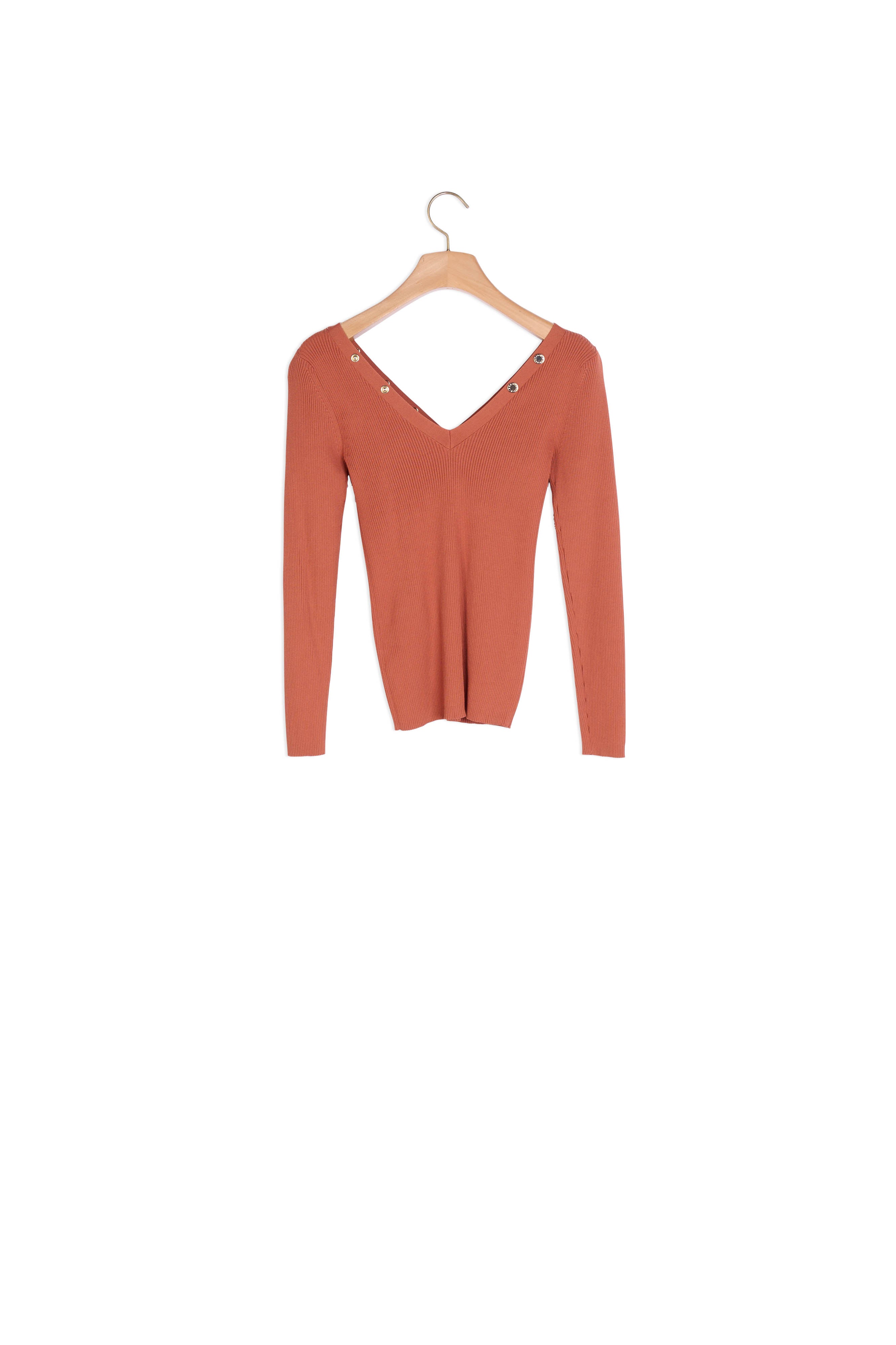 Pull orné de pressions siglées Sandro seconde main