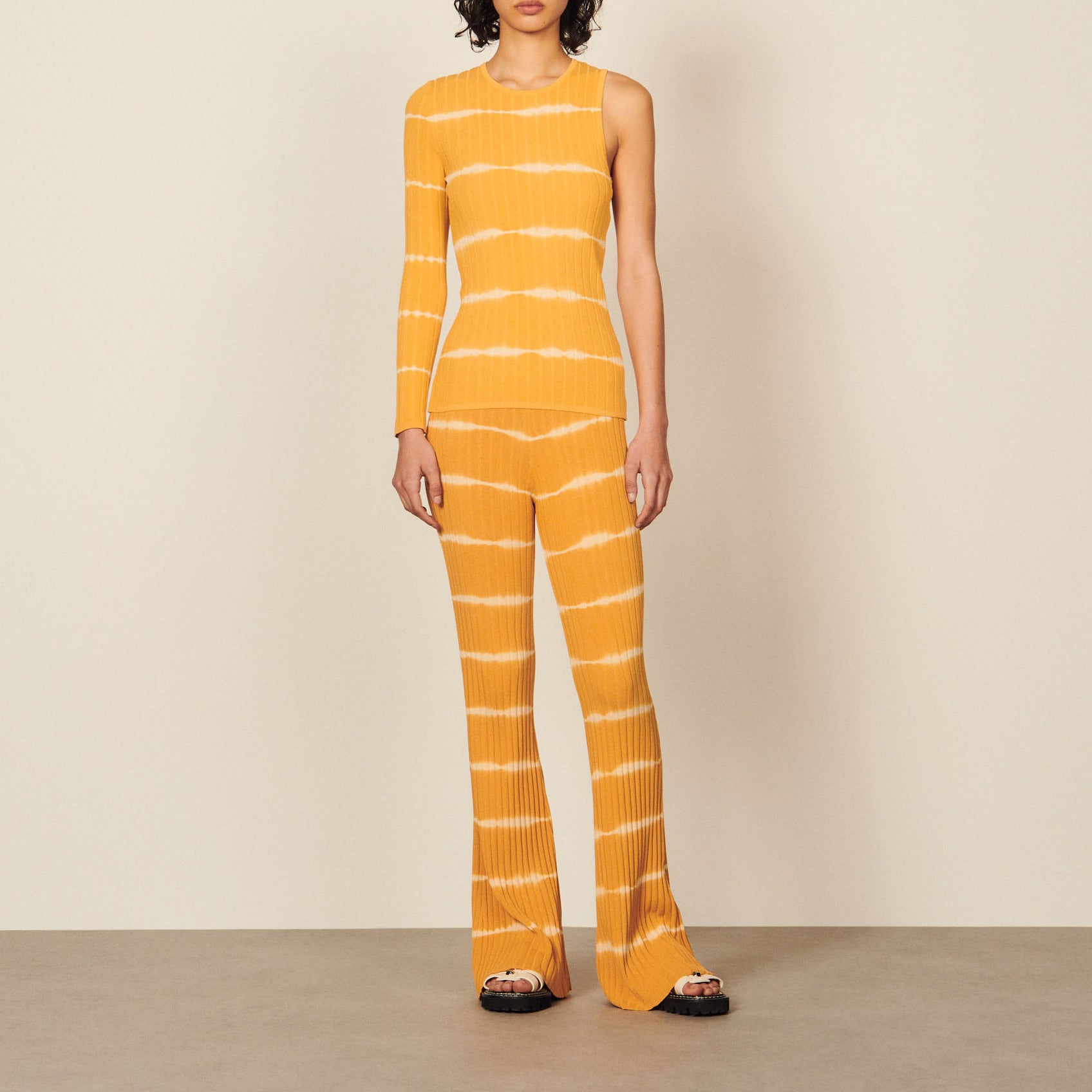 Pull asymétrique à rayures Sandro seconde main