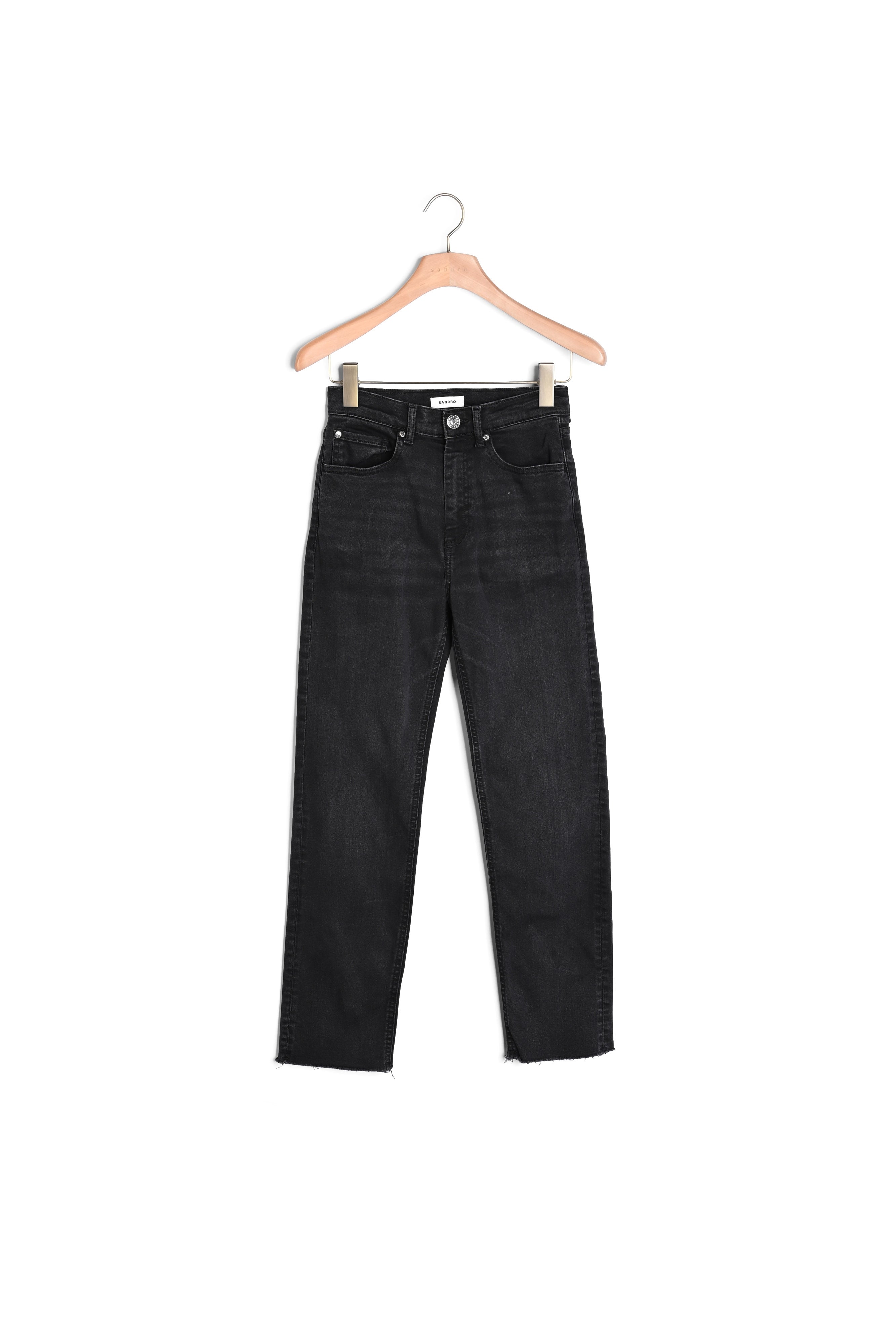 Jean droit à bords francs Sandro seconde main