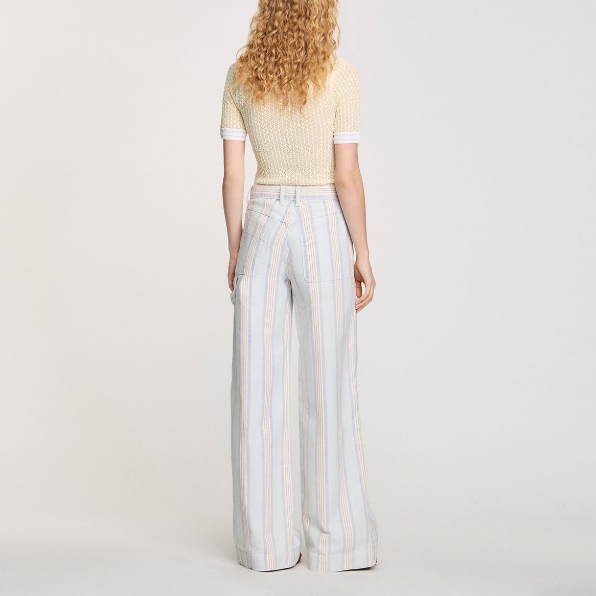 Jean à rayures Sandro seconde main