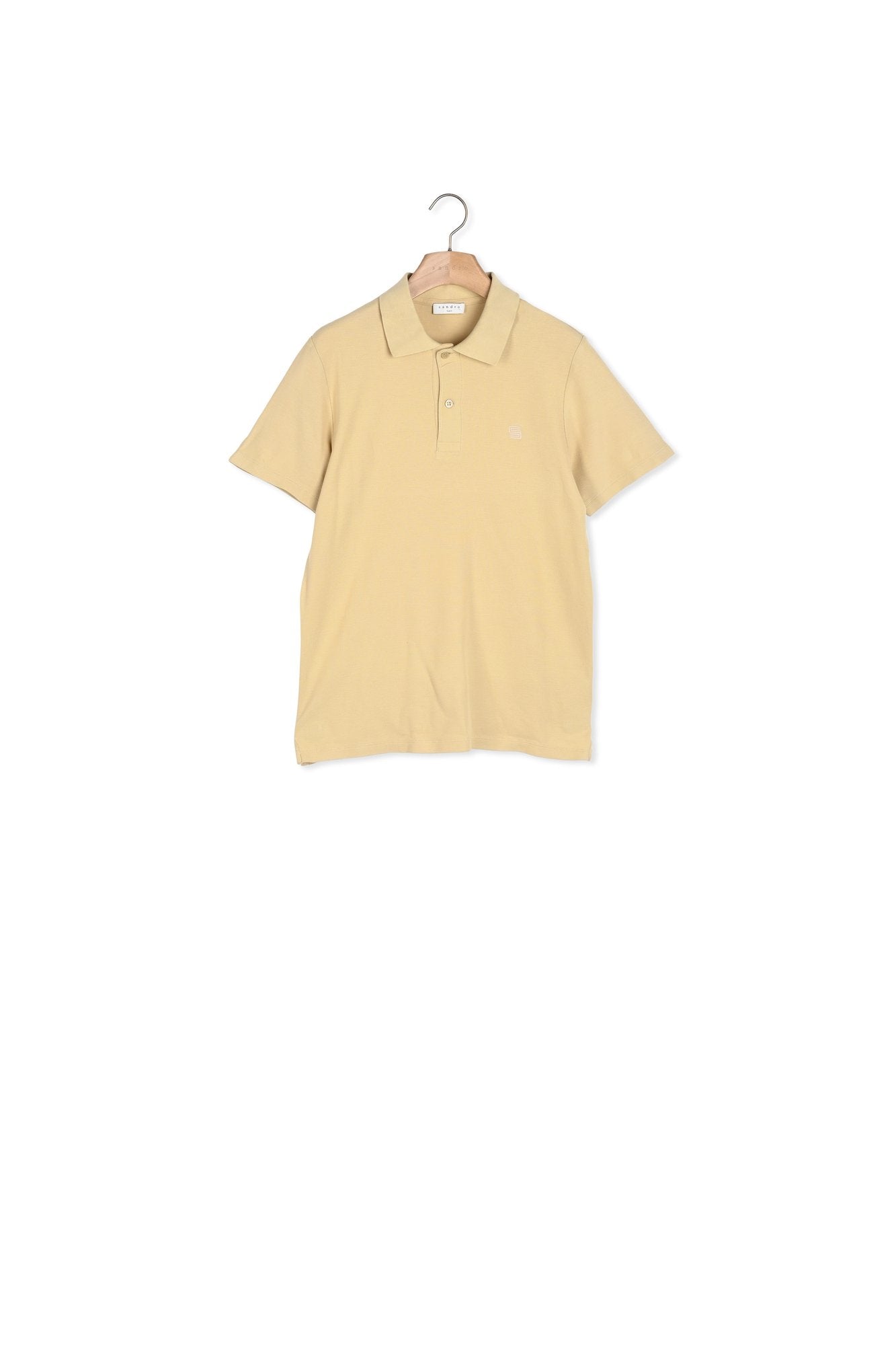 Polo en coton avec logo S Sandro seconde main