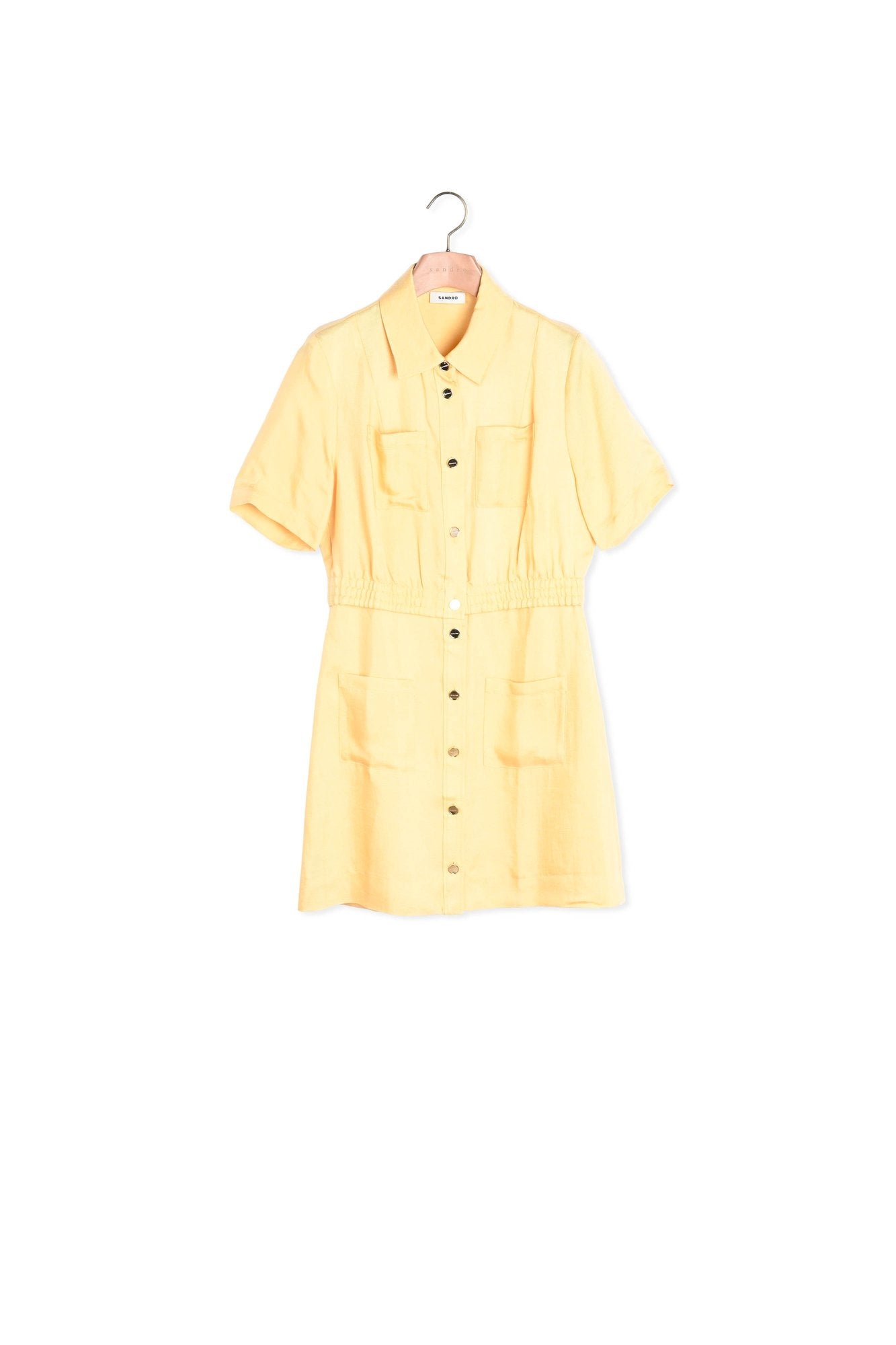 Robe courte boutonnée Sandro seconde main