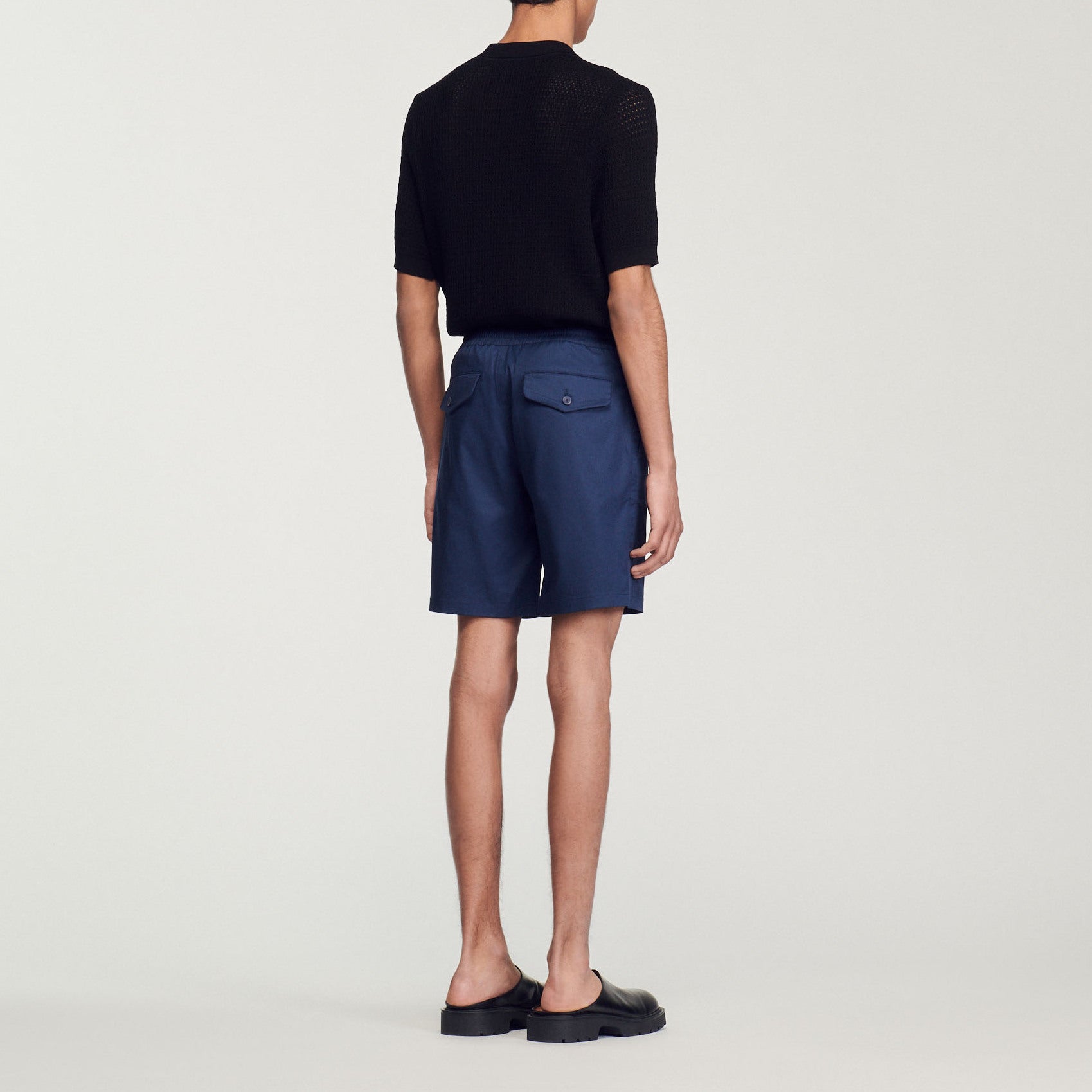 BERMUDA Bleu Sandro seconde main