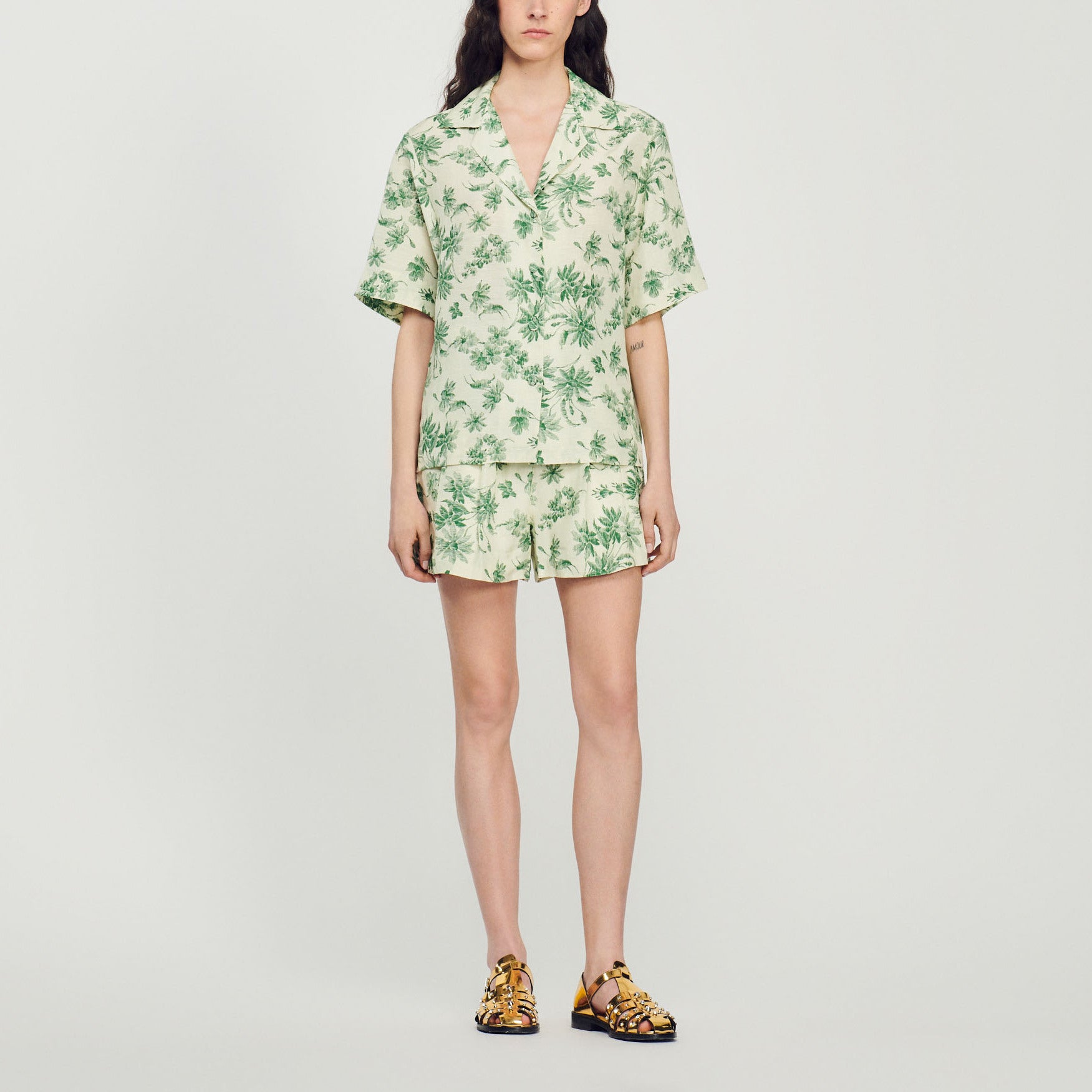 Chemise large imprimée Sandro seconde main