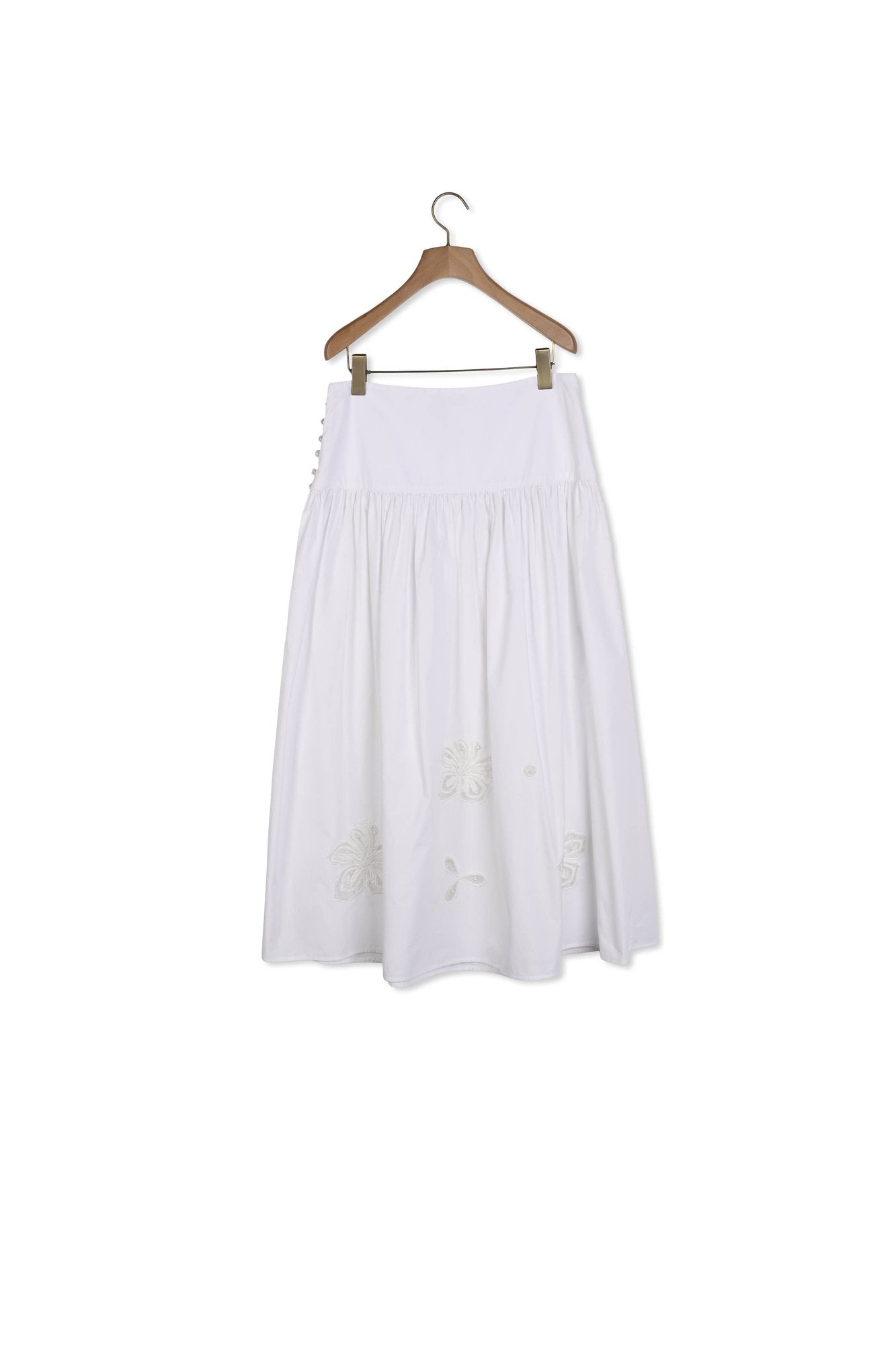 Jupe longue en popeline Sandro seconde main