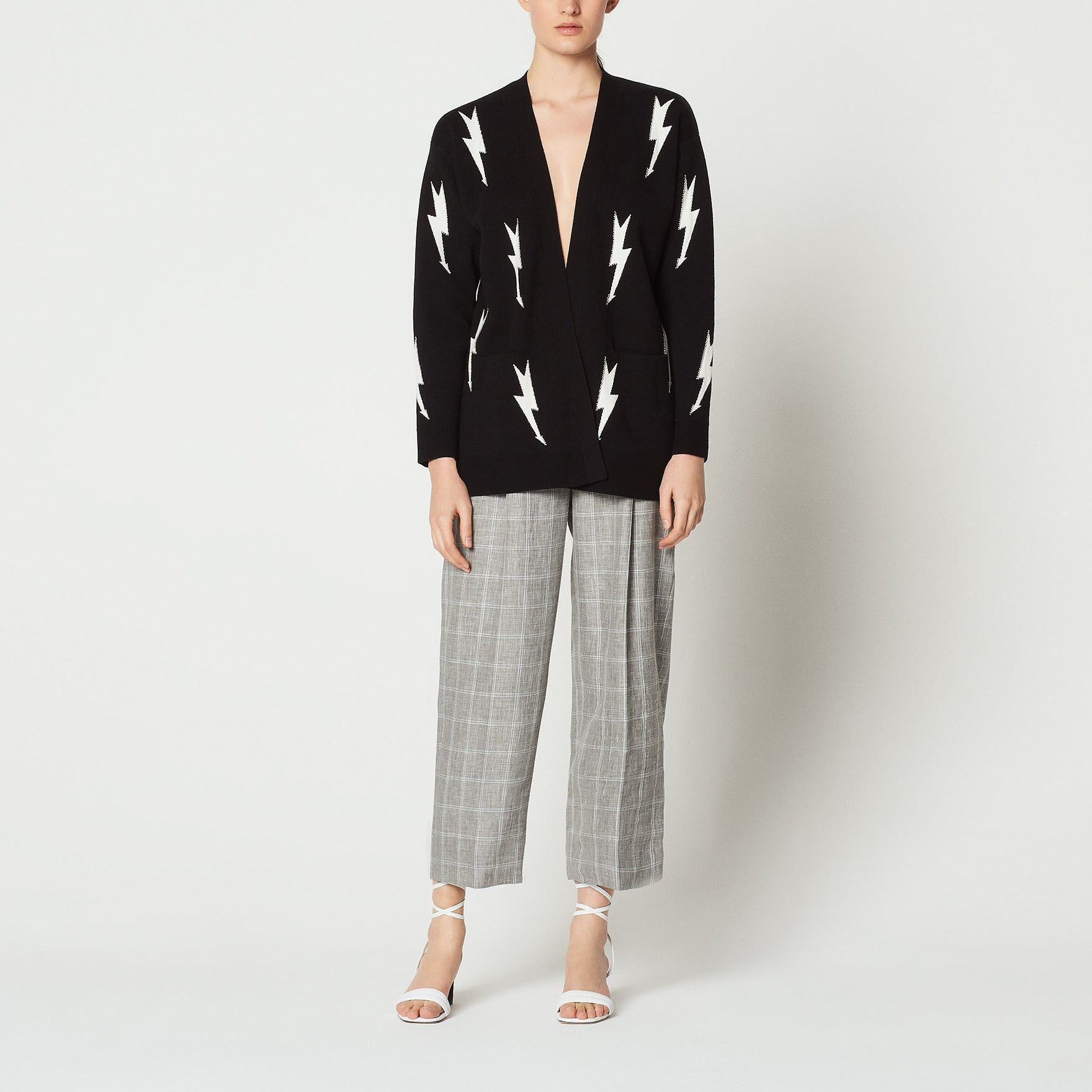 Gilet avec éclairs perlés Sandro seconde main