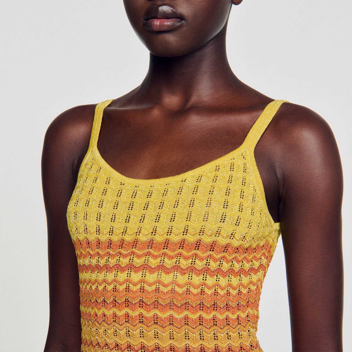 Robe longue en Maille Sandro seconde main