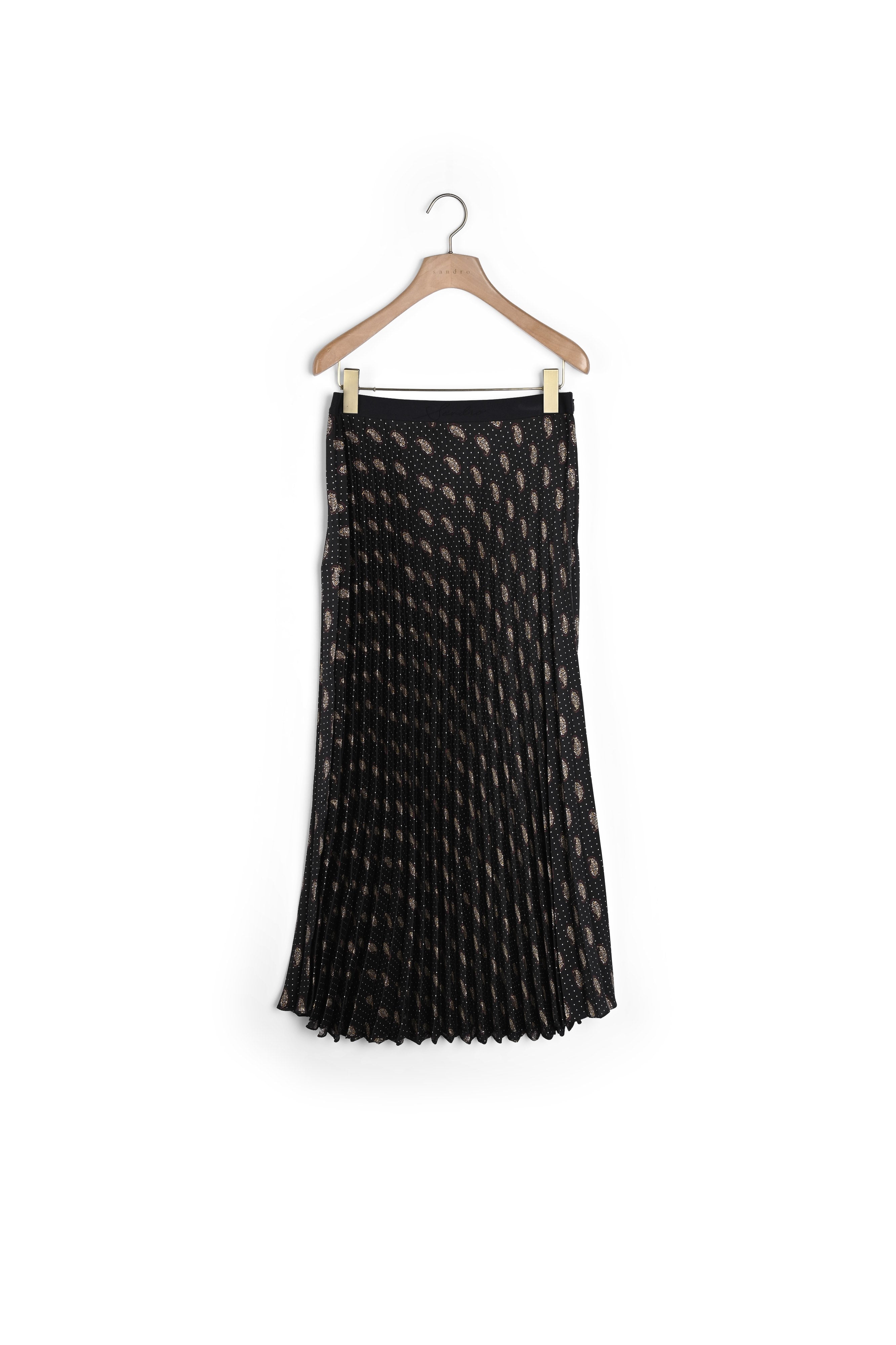 Jupe longue imprimé Cachemire Sandro seconde main