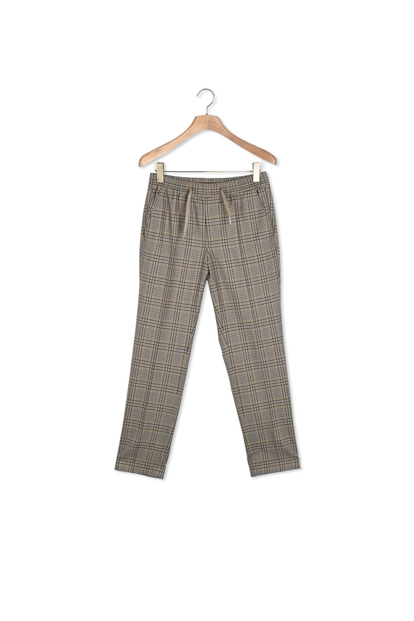 Pantalon à carreaux Sandro seconde main