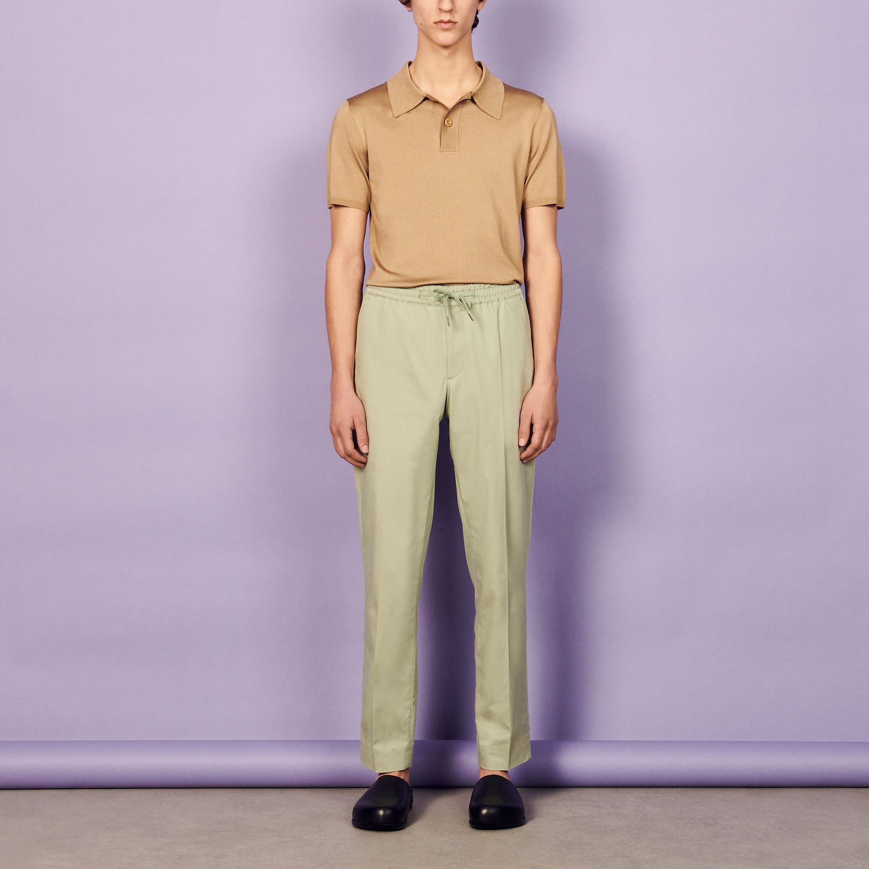 Pantalon à la ceinture élastique Sandro seconde main