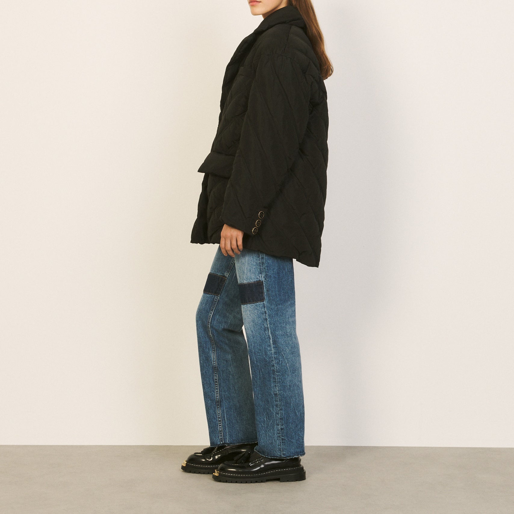 Manteau rembourré et avec matelassage Sandro seconde main