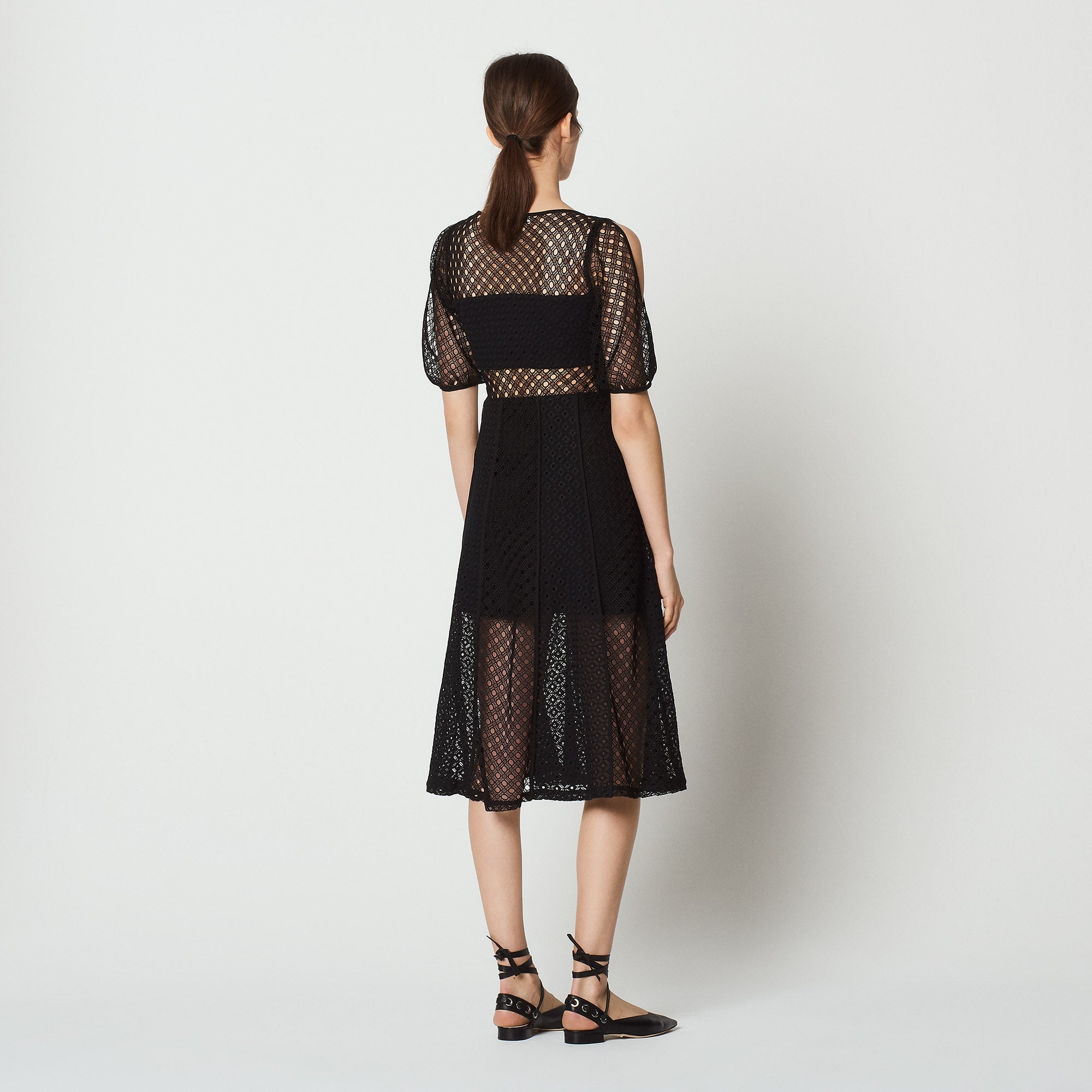 Robe en dentelles all over Sandro seconde main