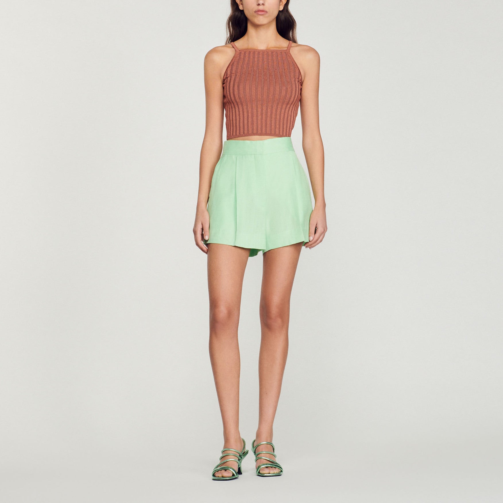 Débardeur côtelé Sandro seconde main