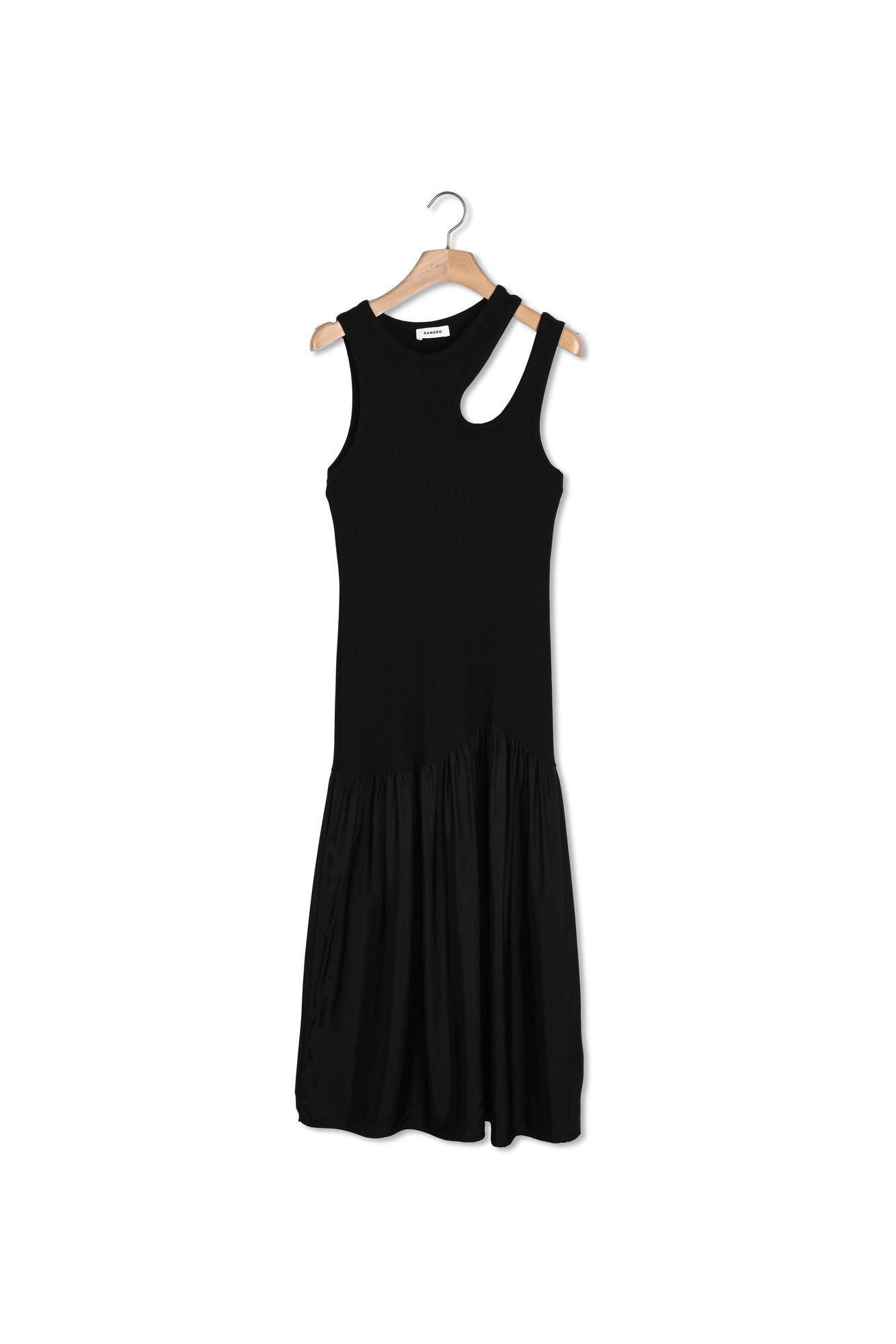 Robe longue bimatières Sandro seconde main