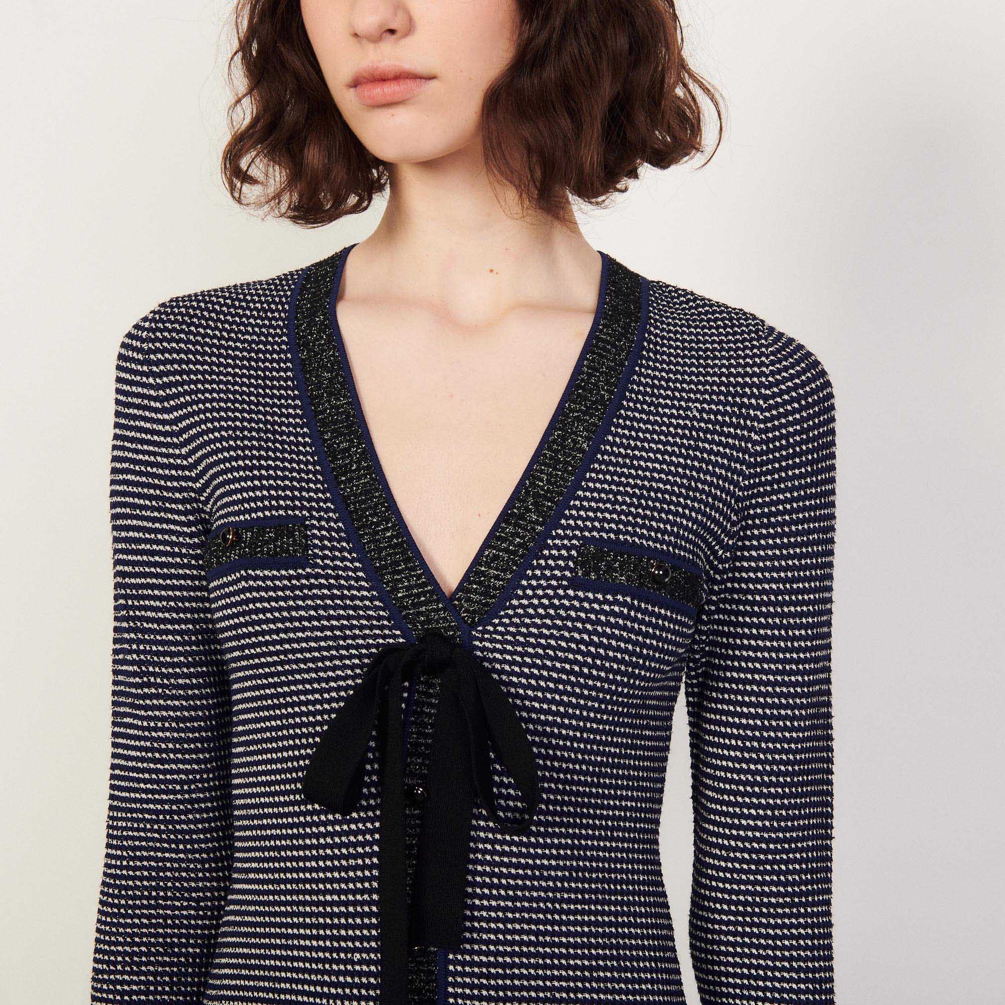 Robe en Maille fantaisie Sandro seconde main