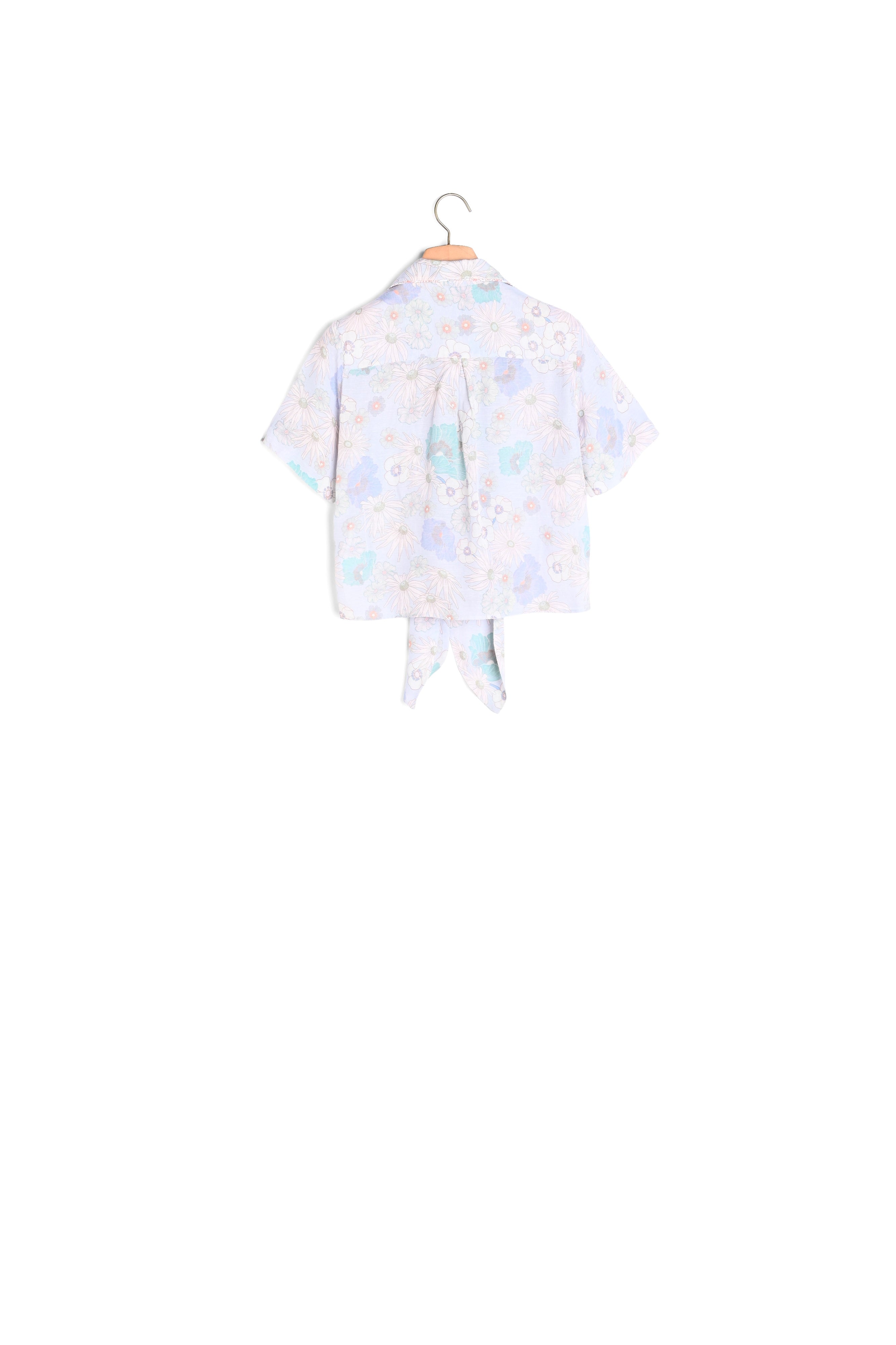 Chemise pyjama imprimée à nouer Sandro seconde main