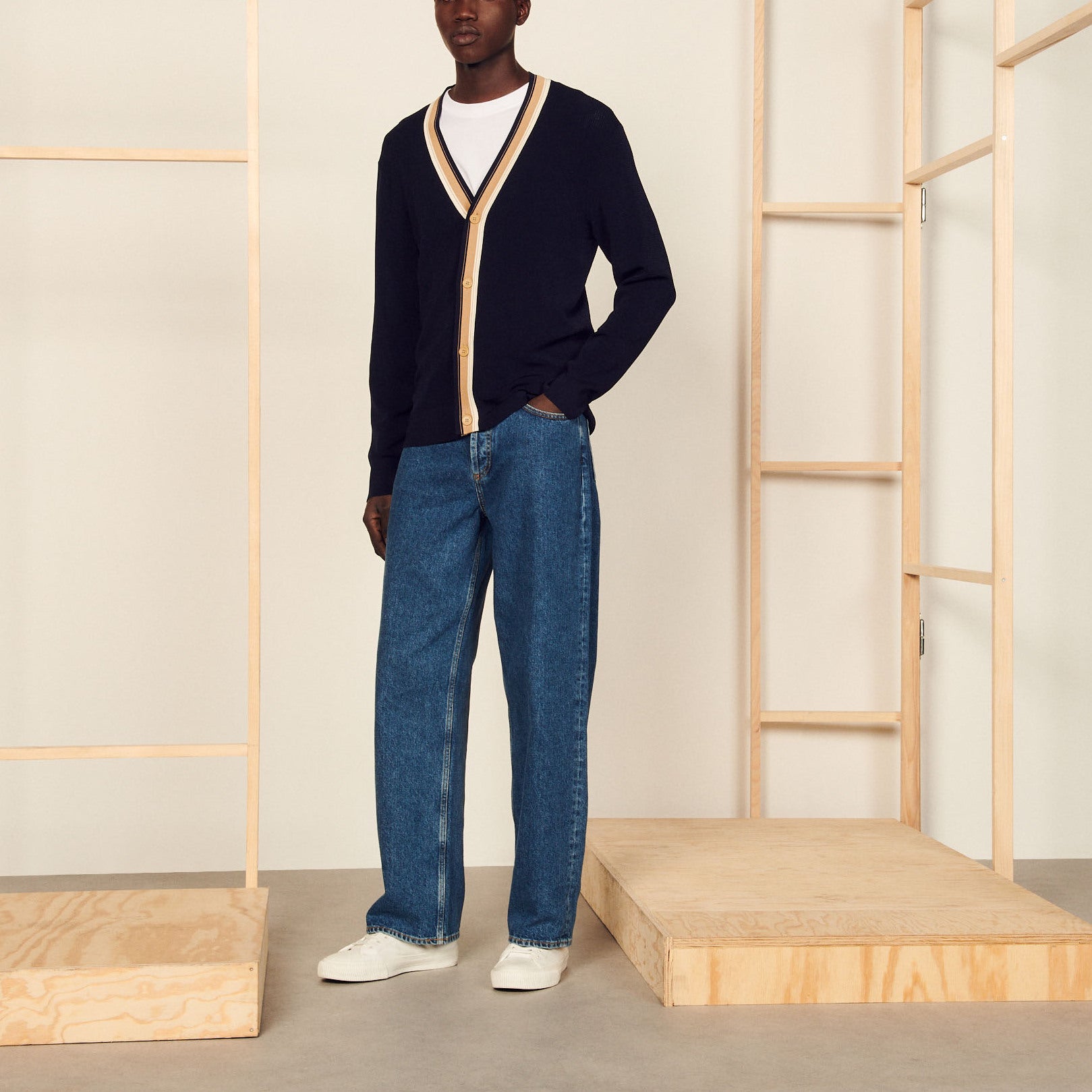 Cardigan en Maille fine Sandro seconde main