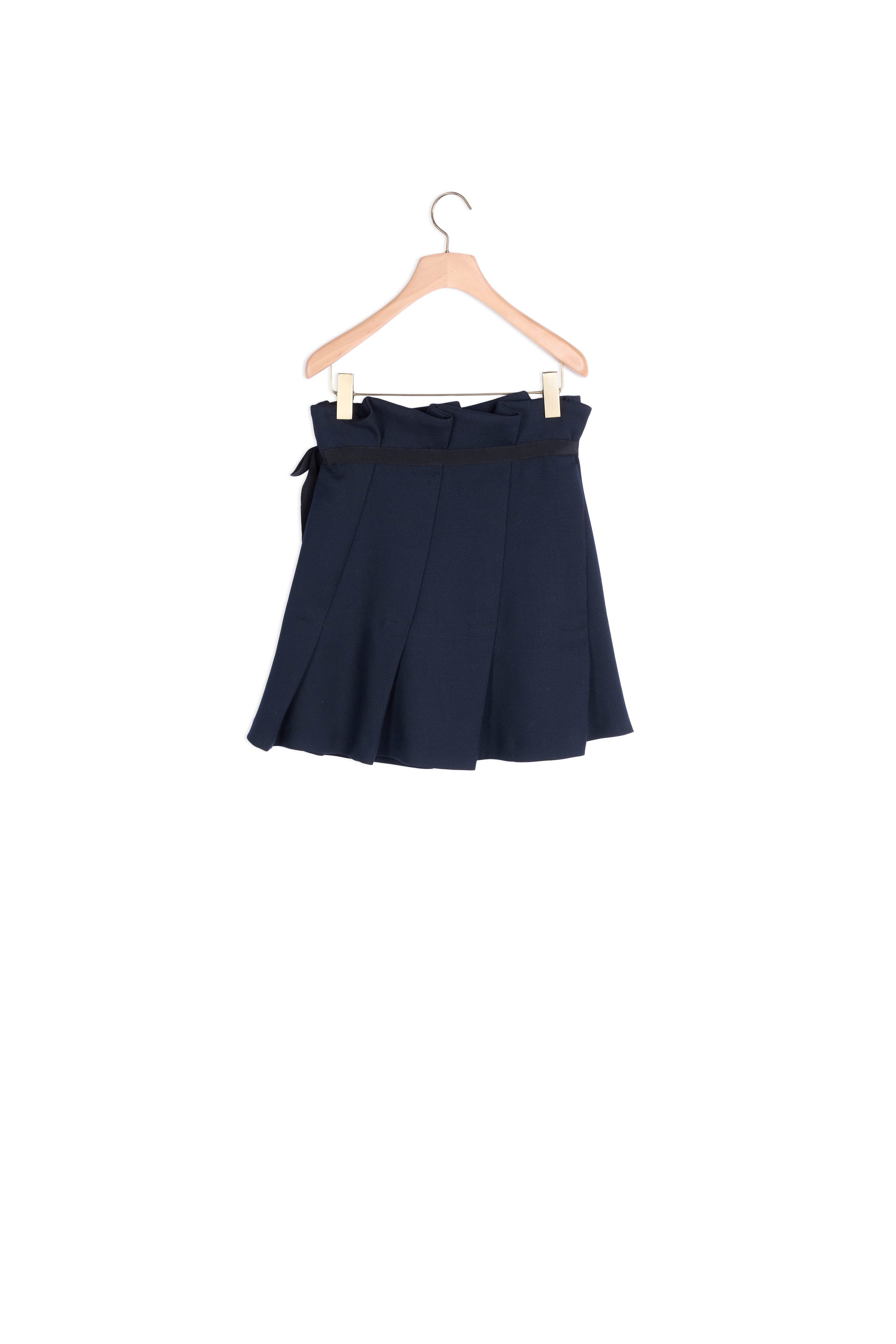 Jupe plissée avec nœud Sandro seconde main